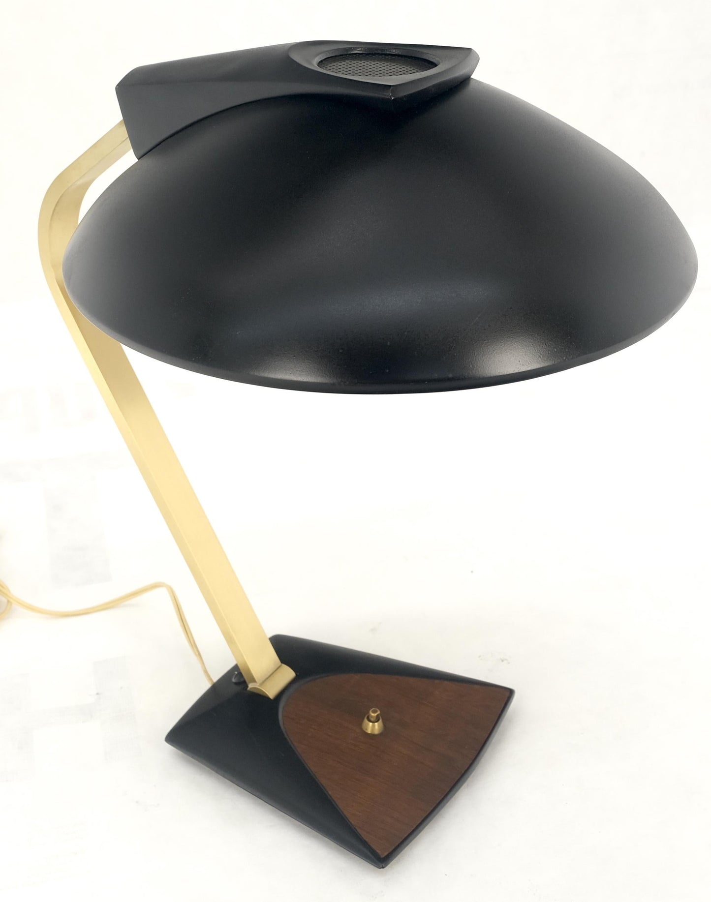 EstablishedLines Vintage c1970s Italian Mid Century Modern Adjustable Brass Desk Table Lamp MINT!