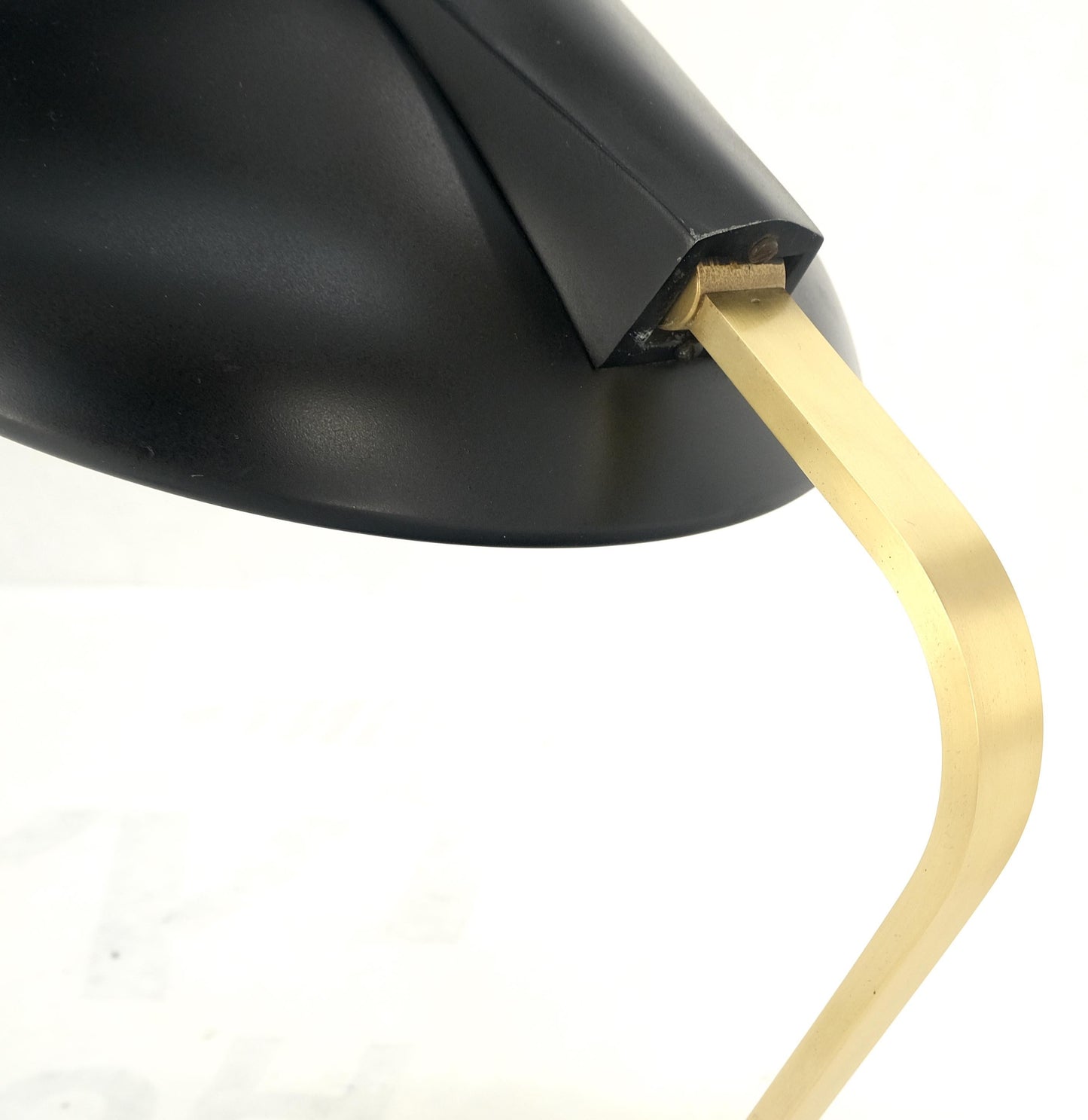 EstablishedLines Vintage c1970s Italian Mid Century Modern Adjustable Brass Desk Table Lamp MINT!