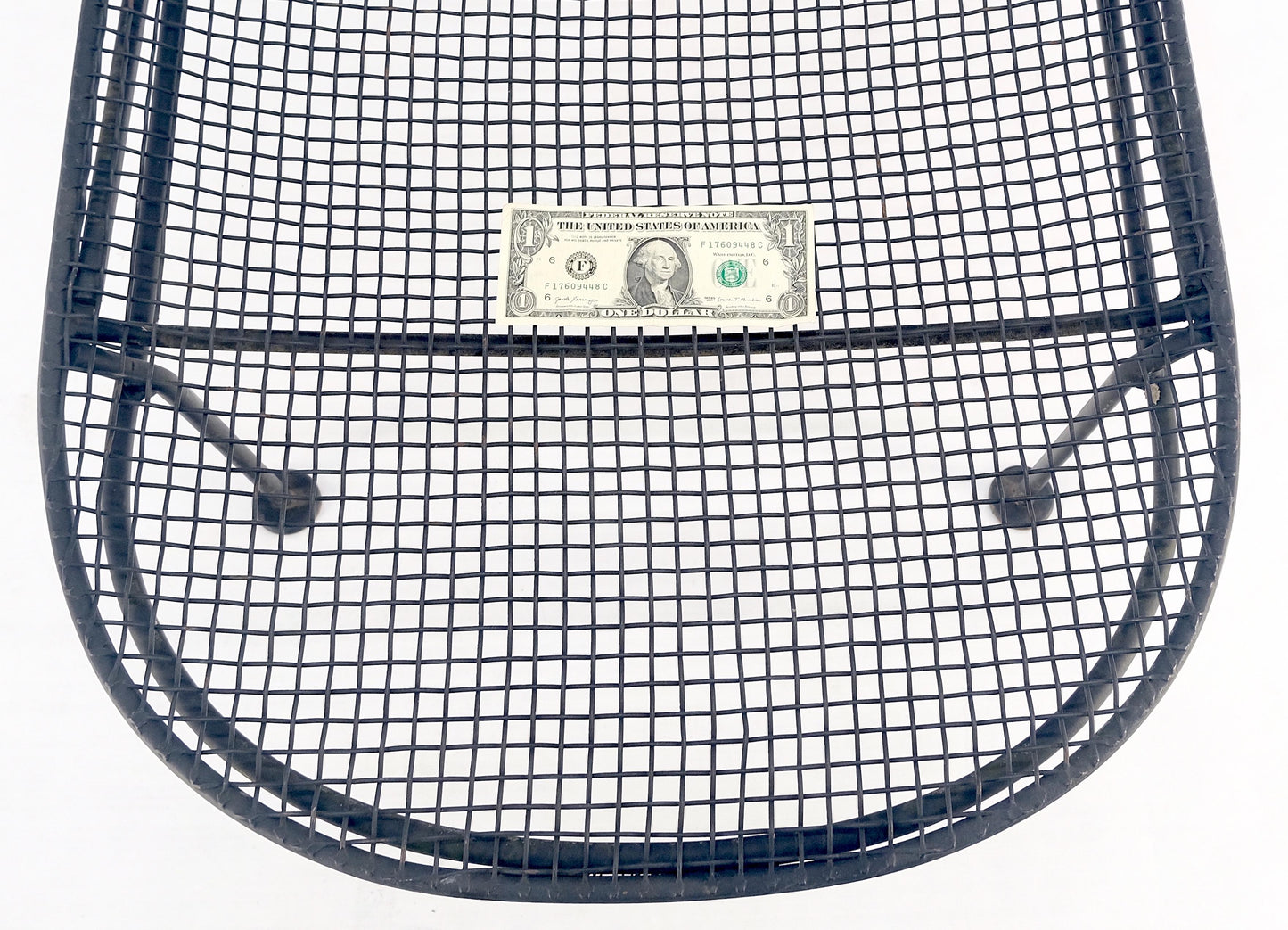 EstablishedLines Russel Woodard Mesh Body Adjustable Back Chaise Lounge on Wheels 1960s MINT