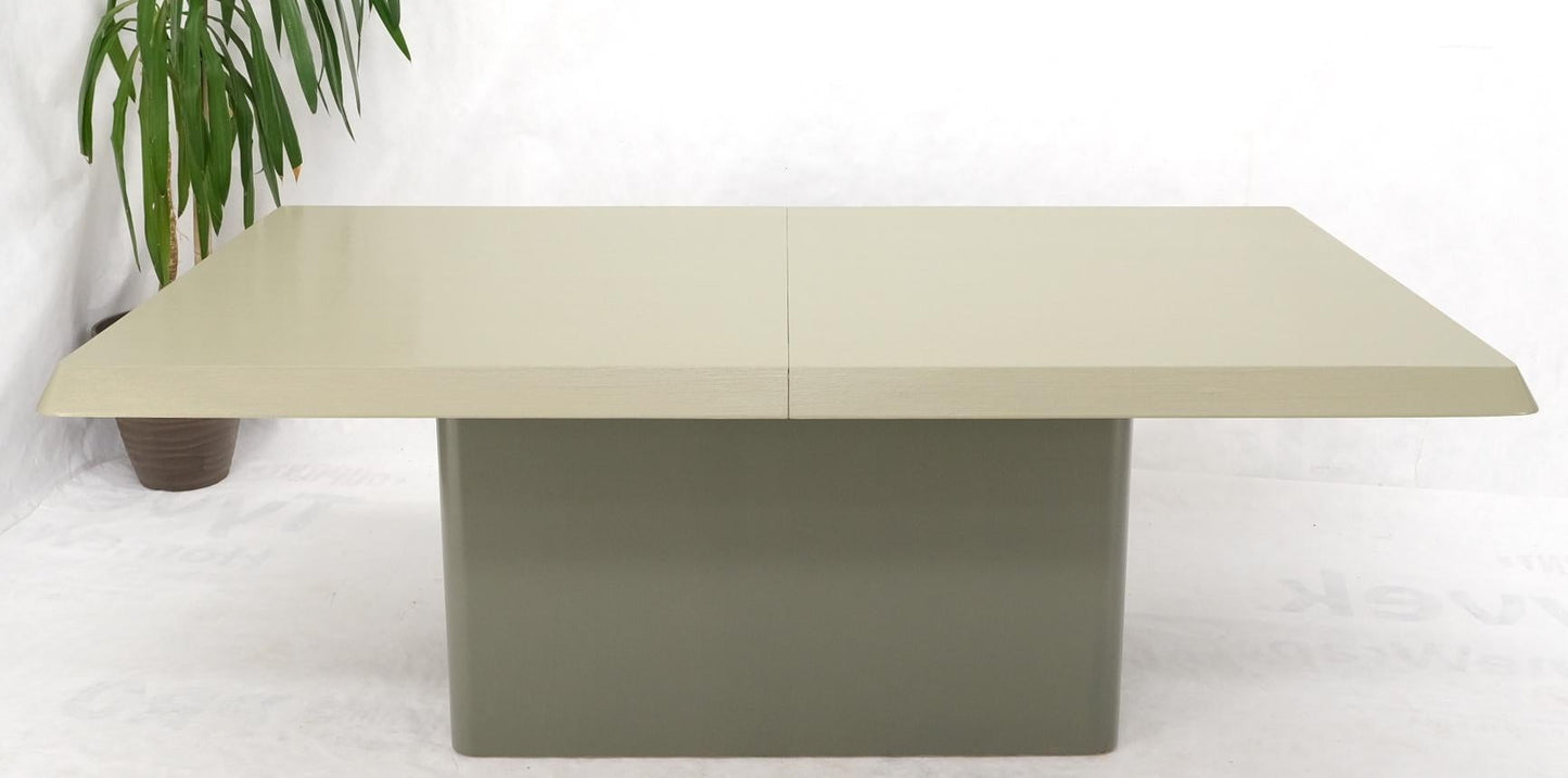 EstablishedLines Oversize Pedestal Base Cloth Wrapped Dining Conference Table