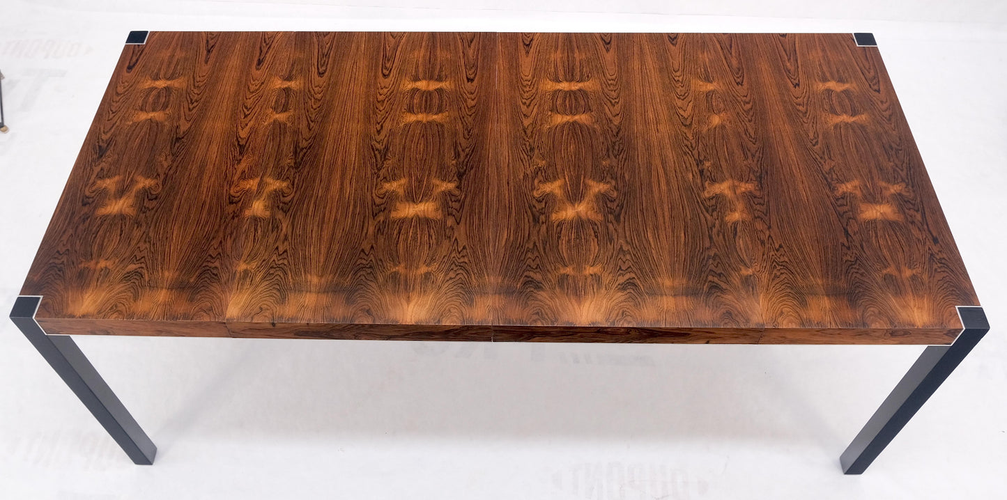 John Stuart Rosewood Top Square Top Game Dining Table Two Extension Boards MINT!
