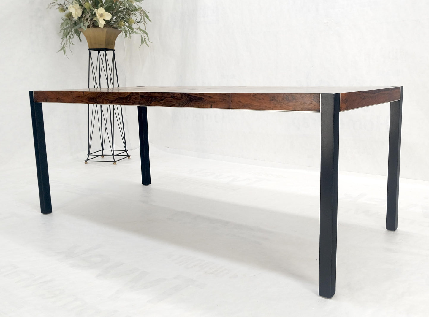 John Stuart Rosewood Top Square Top Game Dining Table Two Extension Boards MINT!