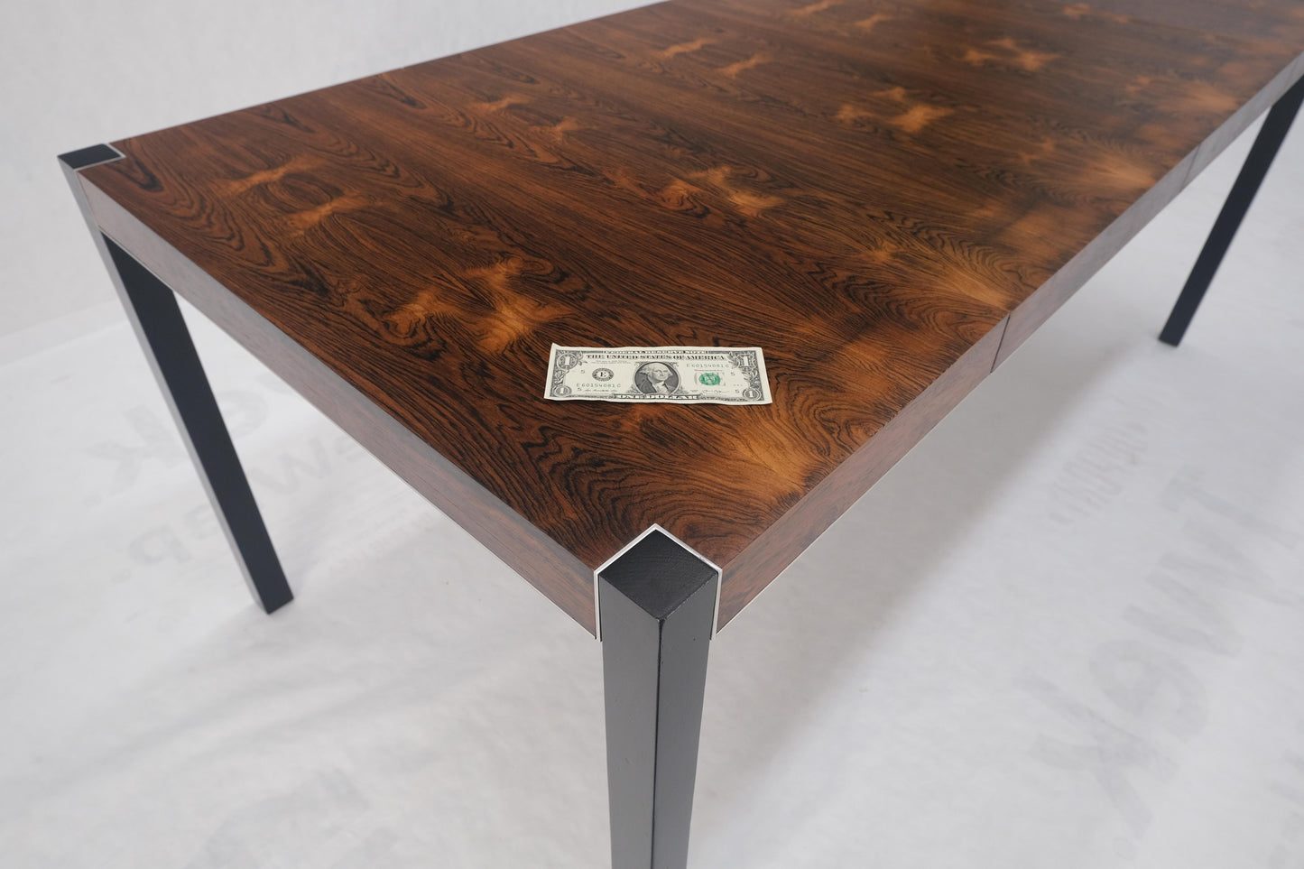 John Stuart Rosewood Top Square Top Game Dining Table Two Extension Boards MINT!