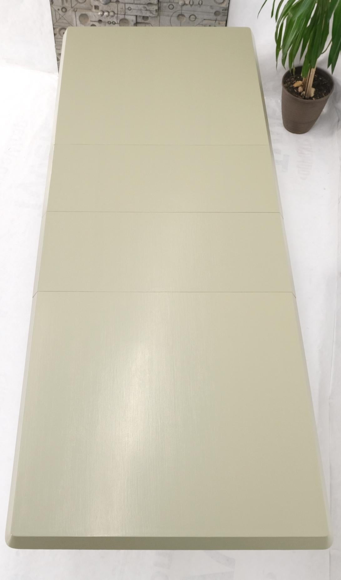 EstablishedLines Oversize Pedestal Base Cloth Wrapped Dining Conference Table