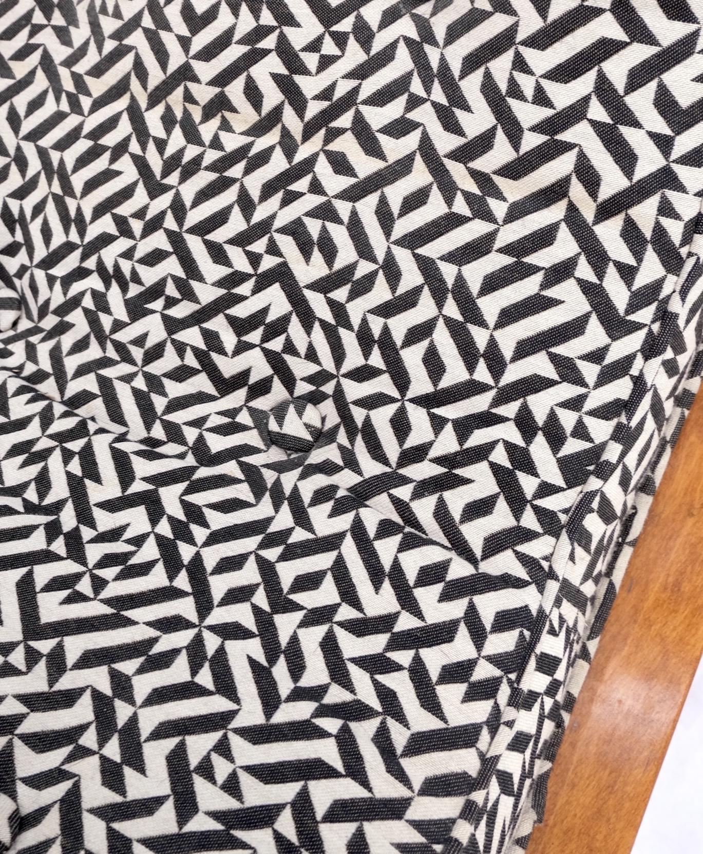 EstablishedLines Mid-Century Modern Bent Plywood Scoop Shape Chair & Ottoman on Dowel Legs Mint