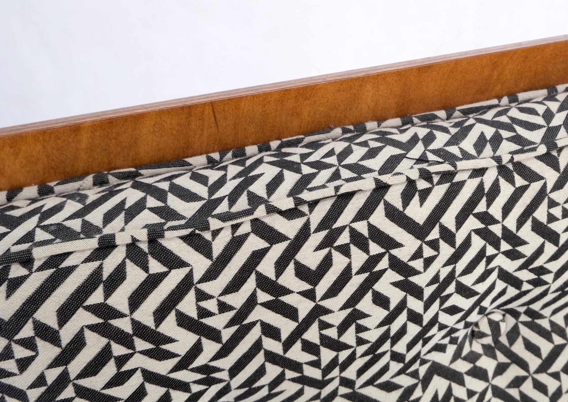 EstablishedLines Mid-Century Modern Bent Plywood Scoop Shape Chair & Ottoman on Dowel Legs Mint