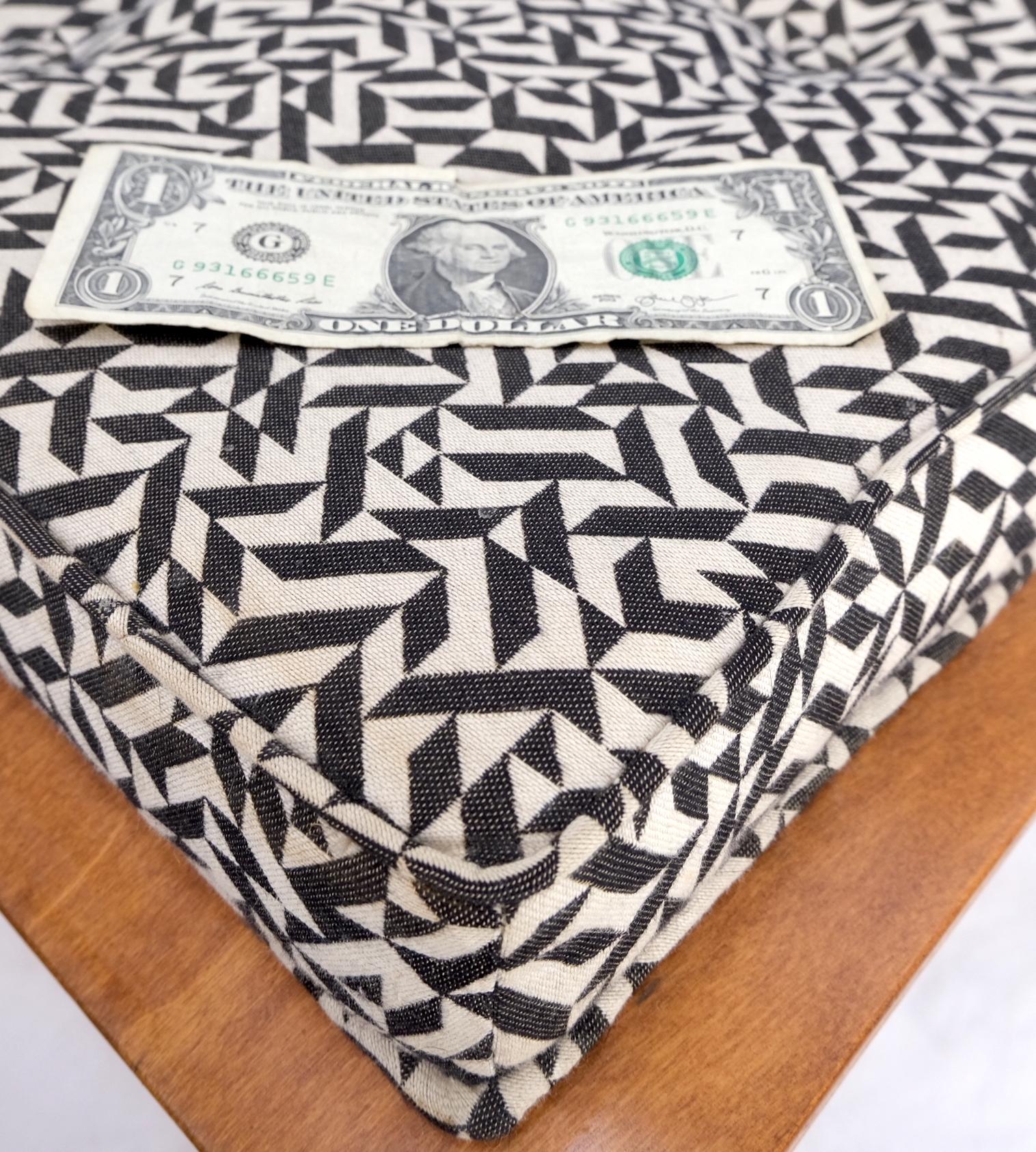 EstablishedLines Mid-Century Modern Bent Plywood Scoop Shape Chair & Ottoman on Dowel Legs Mint