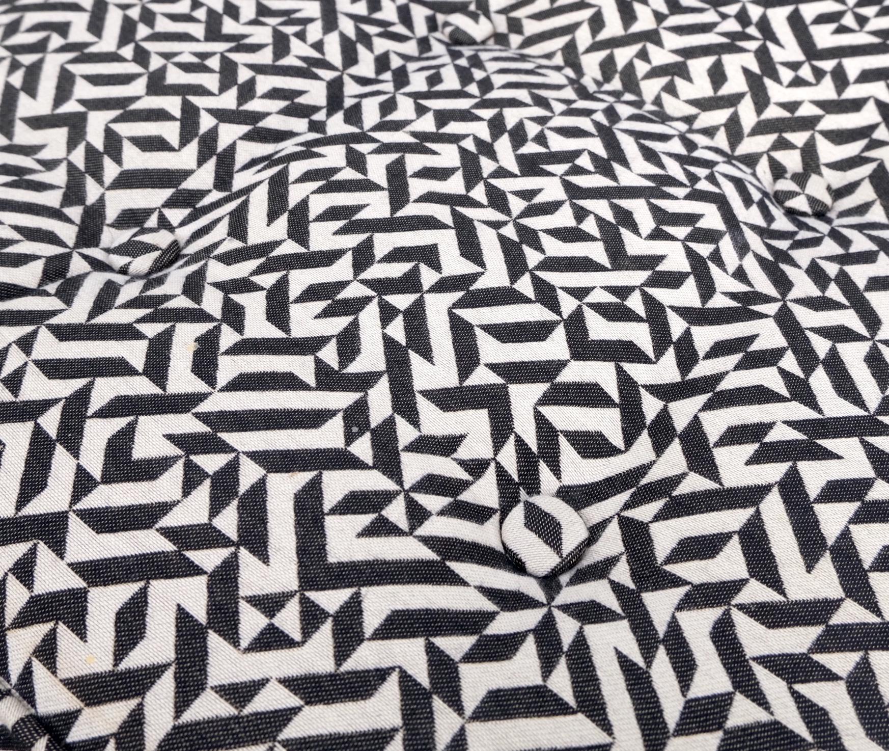 EstablishedLines Mid-Century Modern Bent Plywood Scoop Shape Chair & Ottoman on Dowel Legs Mint