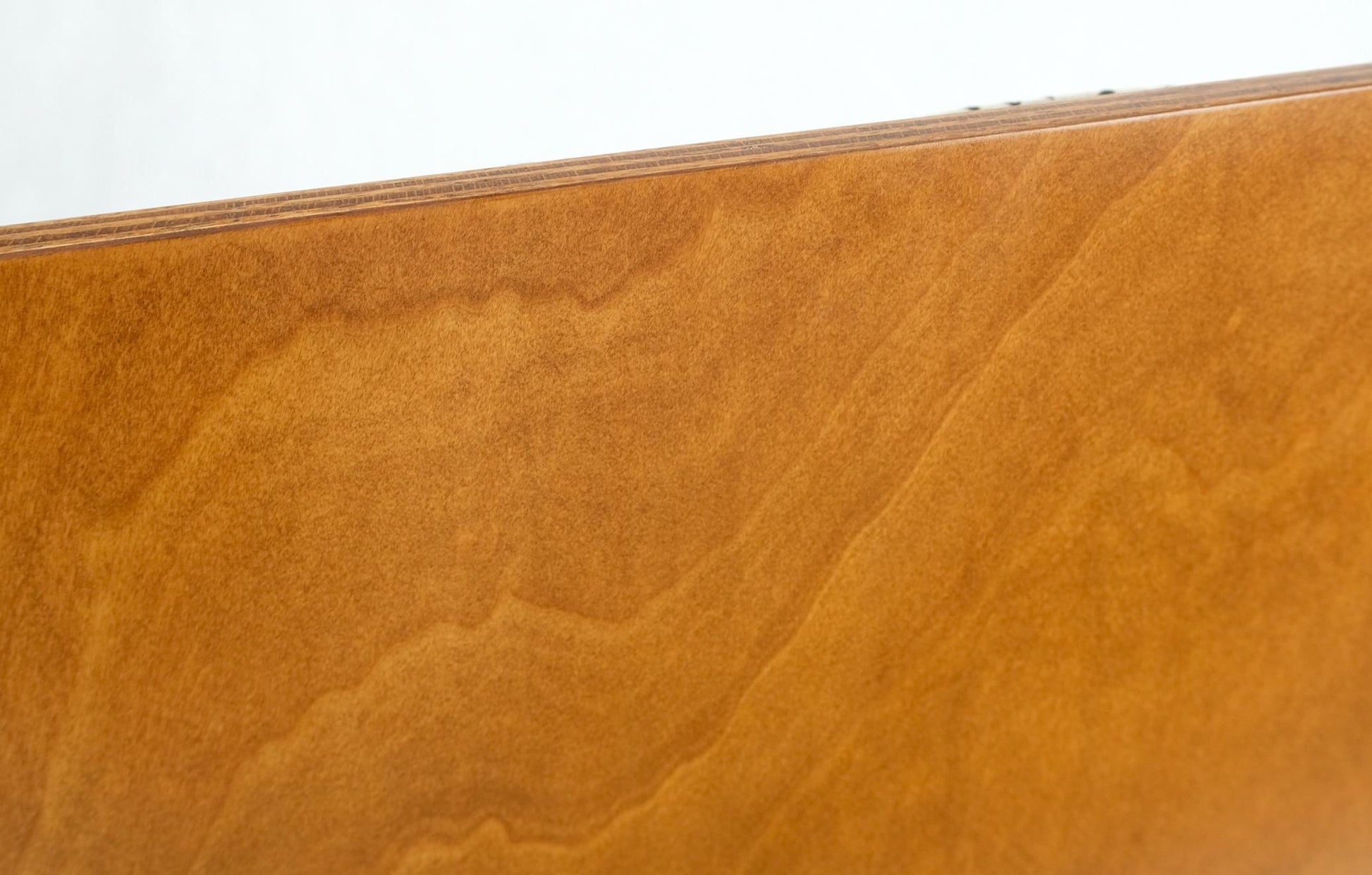 EstablishedLines Mid-Century Modern Bent Plywood Scoop Shape Chair & Ottoman on Dowel Legs Mint