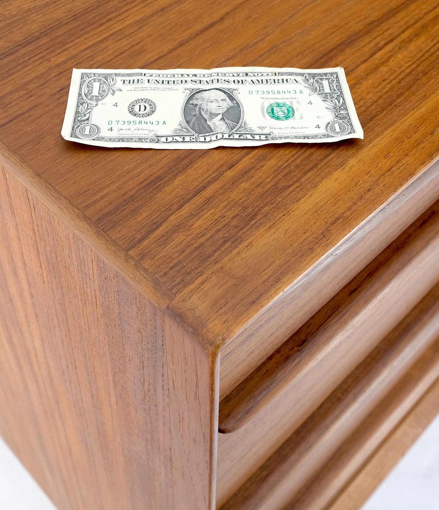 EstablishedLines Teak Danish Mid-Century Modern Tambour Credenza Dresser by Falster Mint!