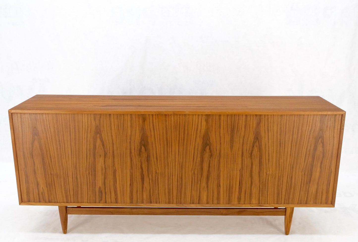 EstablishedLines Teak Danish Mid-Century Modern Tambour Credenza Dresser by Falster Mint!
