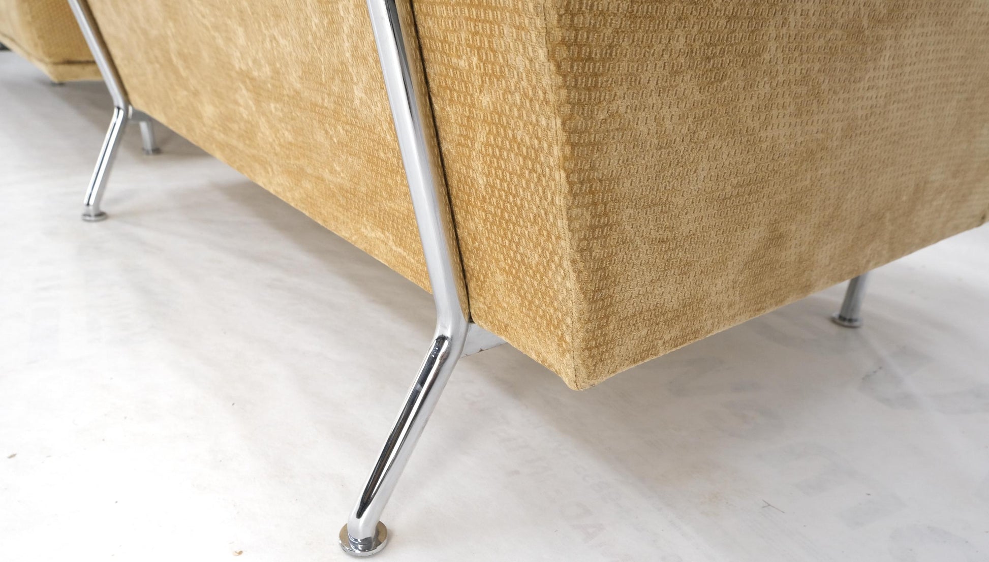 EstablishedLines Pair of Wide Seat Almost Sattee Width Lounge Chairs by Cassina