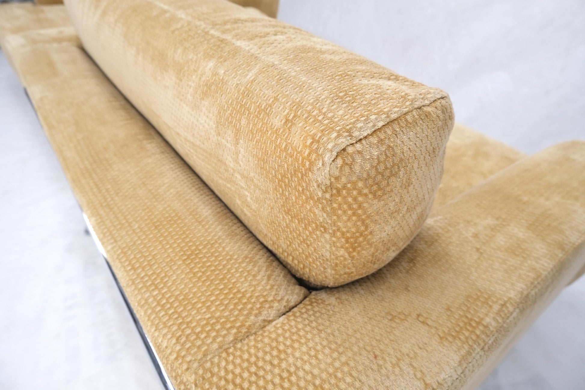 EstablishedLines Pair of Wide Seat Almost Sattee Width Lounge Chairs by Cassina