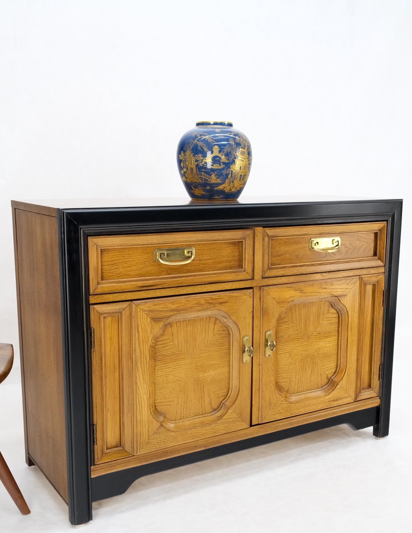 EstablishedLines Thomasville Two Doors Two Drawers Mid Century Modern Server Cabinet Console Mint