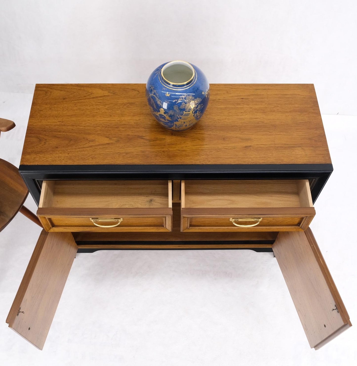 EstablishedLines Thomasville Two Doors Two Drawers Mid Century Modern Server Cabinet Console Mint
