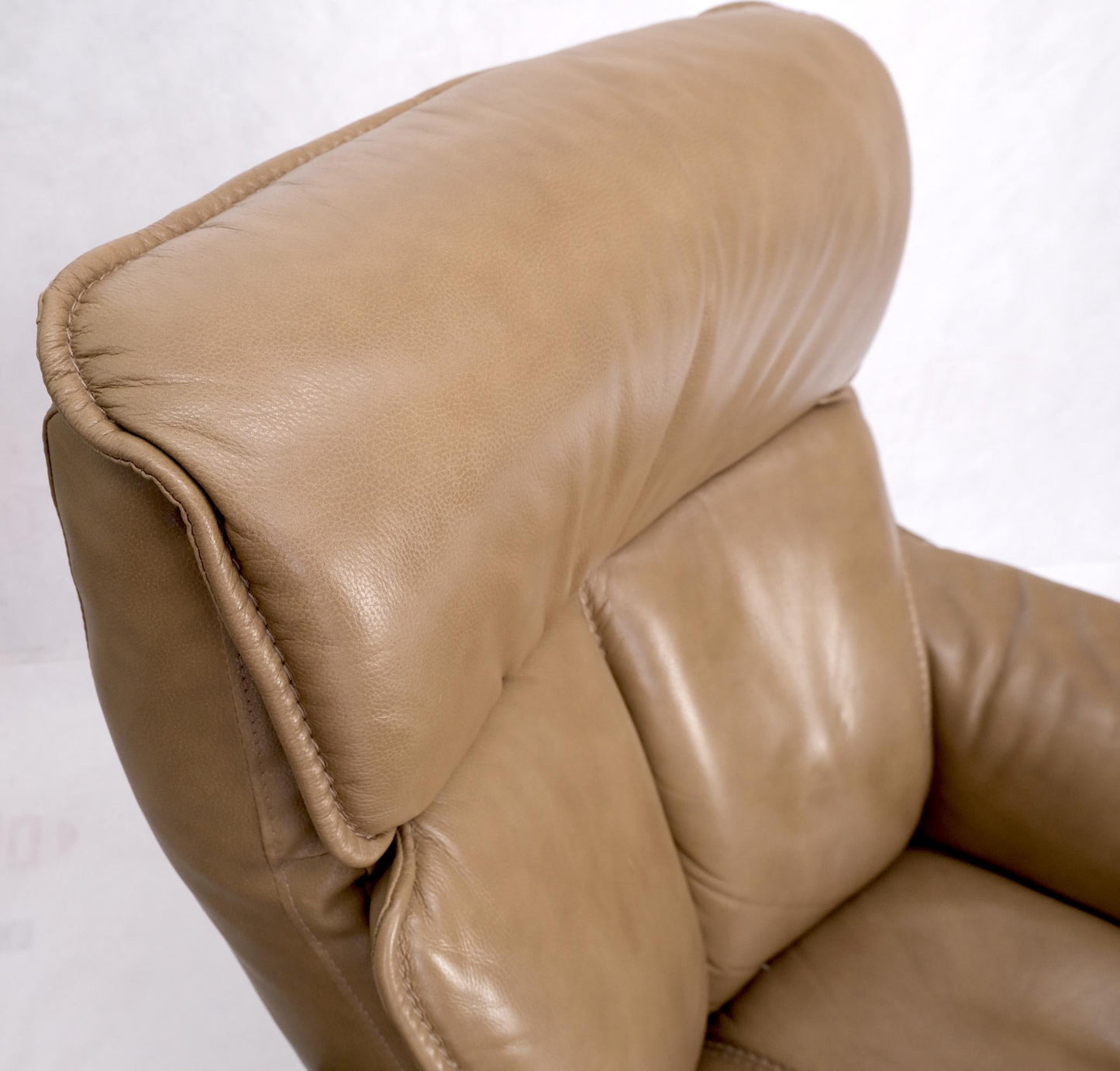 EstablishedLines Leather Reclining Chair & Ottoman by Thomasville