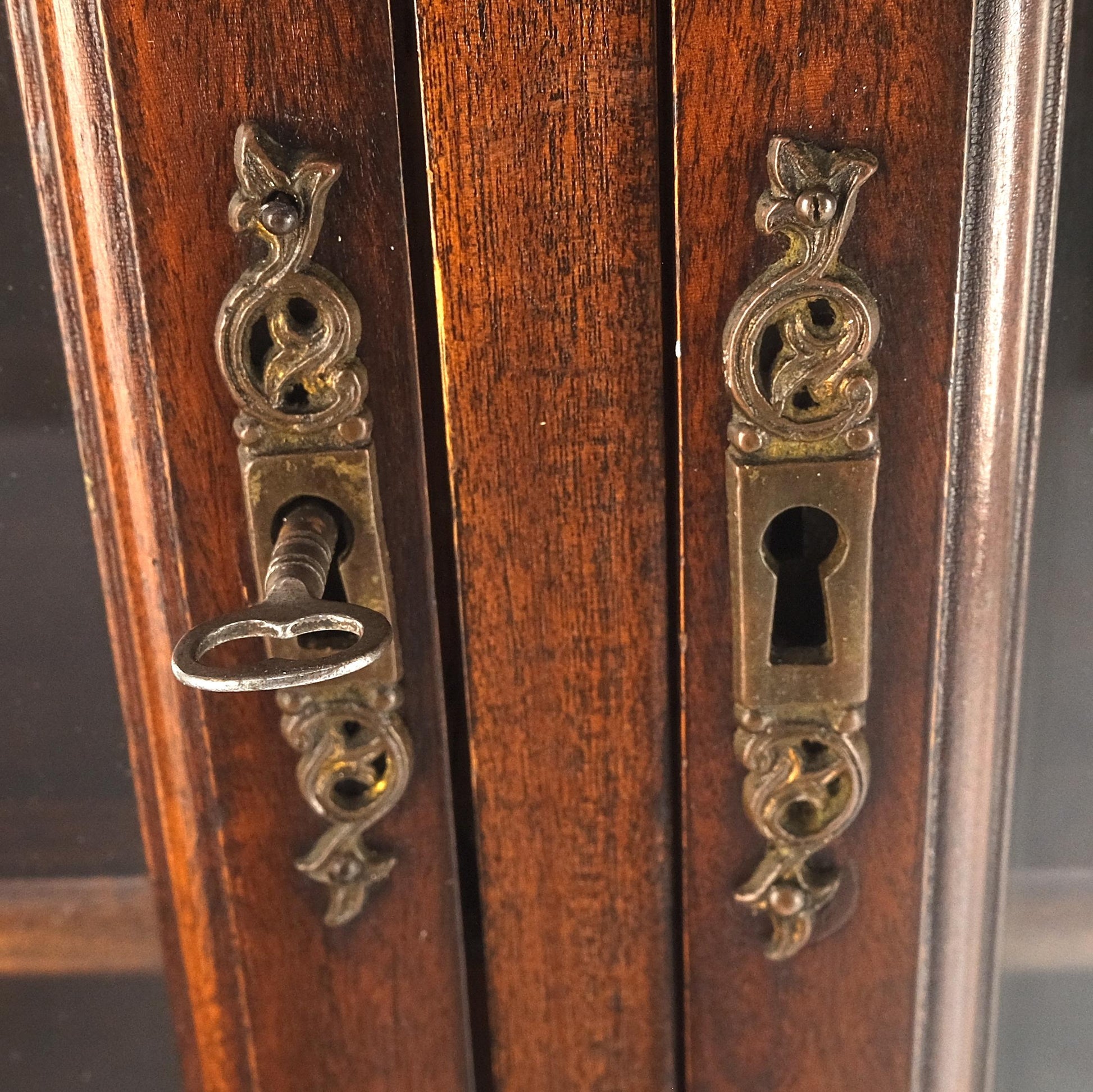 EstablishedLines Mahogany 2 Door Chippendale Style Carved Ball & Claw Feet Rope Edge Bookcase