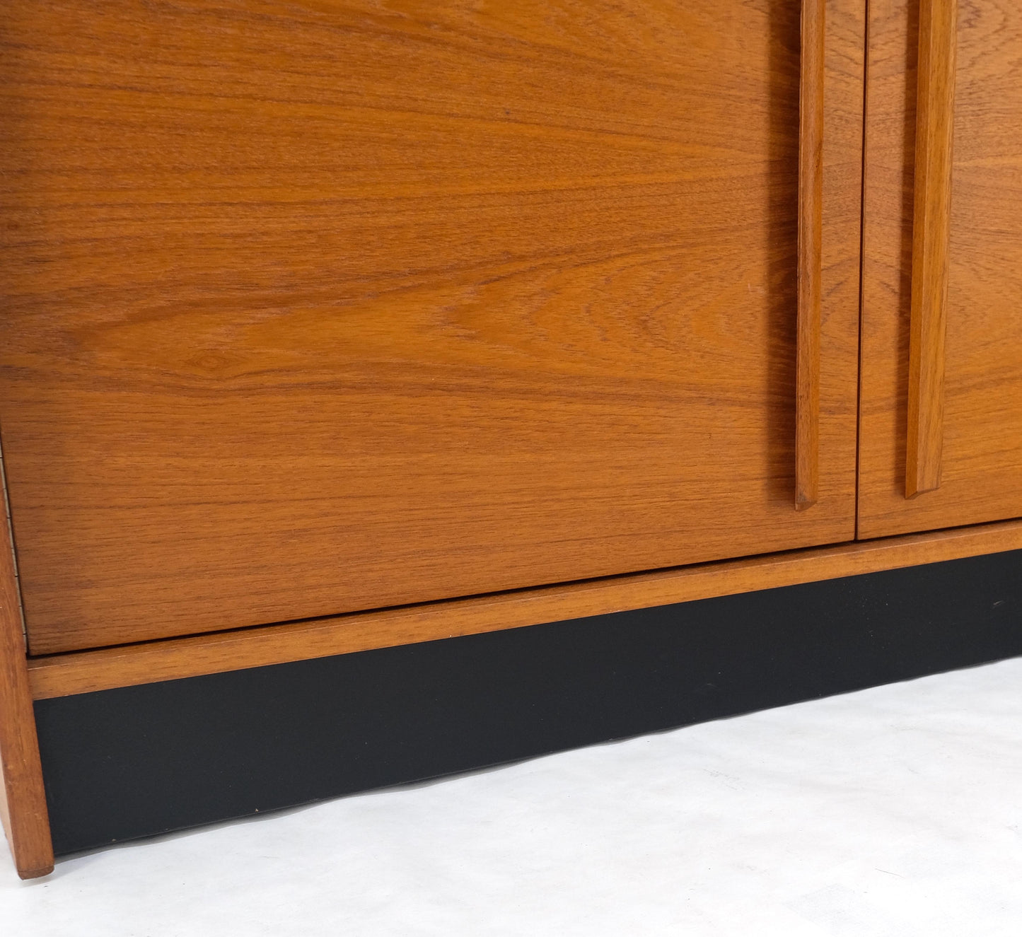 EstablishedLines Danish Mid-Century Modern Teak Side by Side Dresser Chest of Drawers Chifforobe
