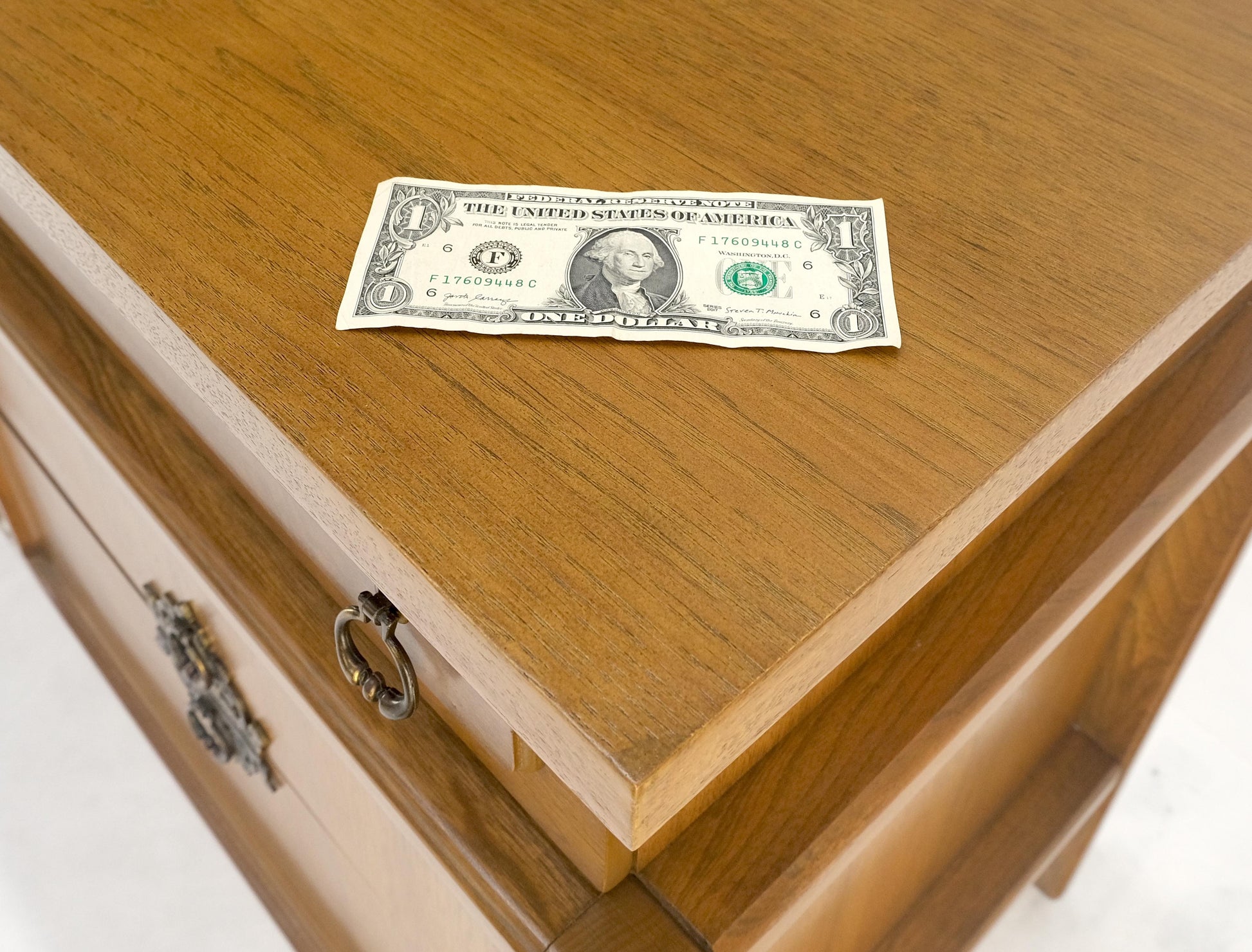 EstablishedLines Asian Inspired Light Walnut 9 Drawers Long Mid Century Dresser Credenza MINT!
