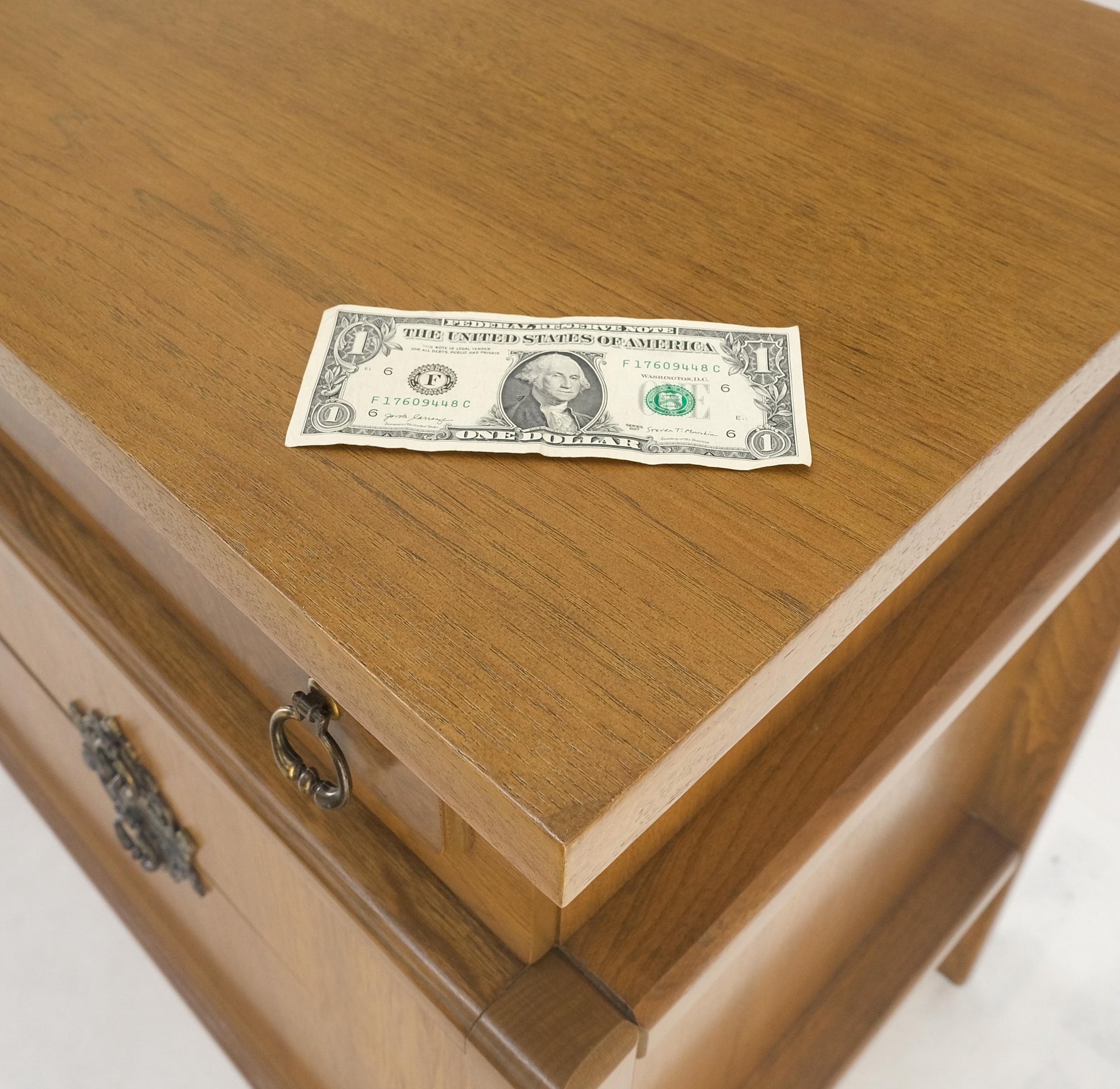EstablishedLines Asian Inspired Light Walnut 9 Drawers Long Mid Century Dresser Credenza MINT!