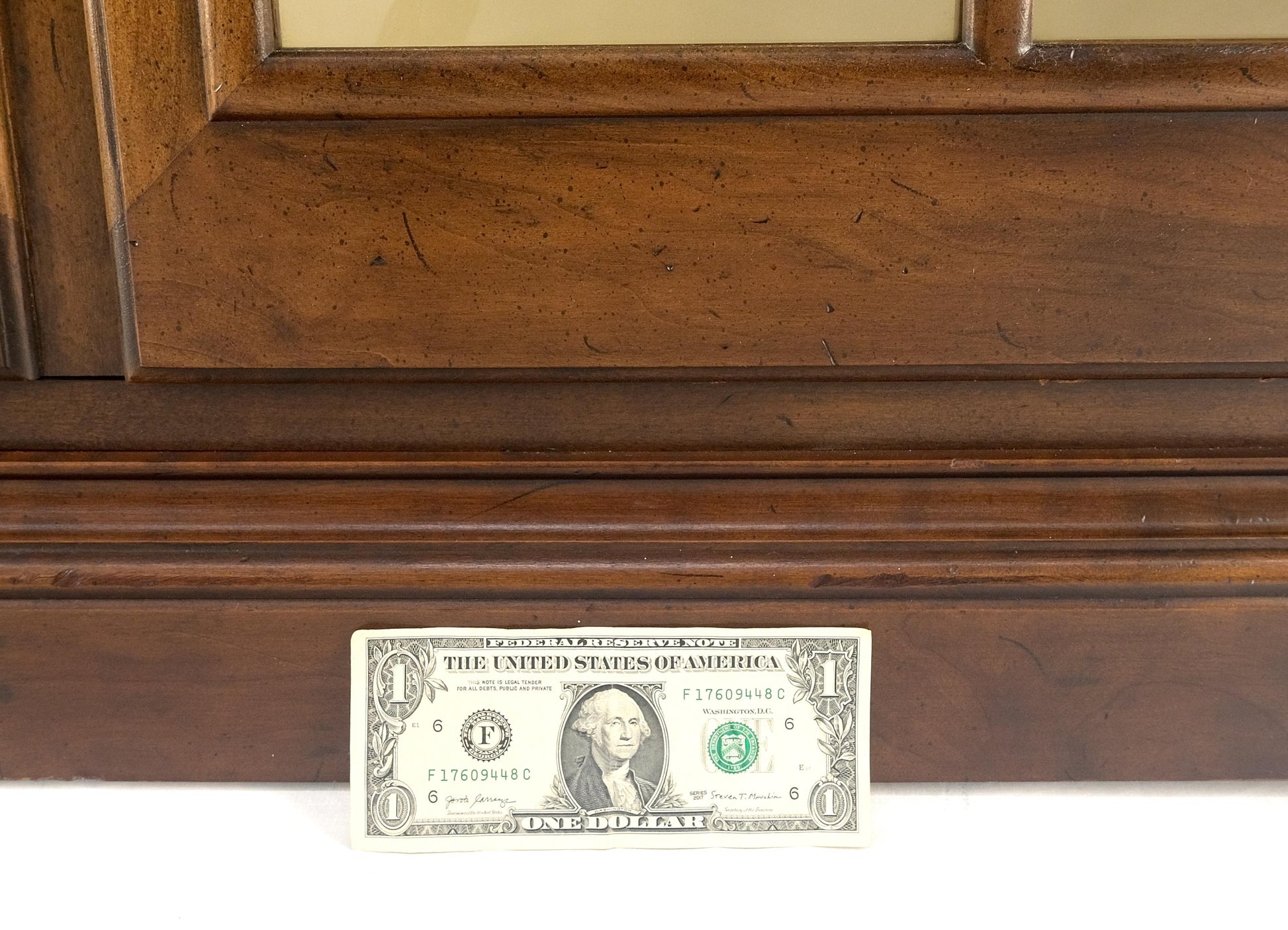 EstablishedLines 7' Tall Bubble Glass Double Doors Adjustable Shelves Bookcase Display Cabinet