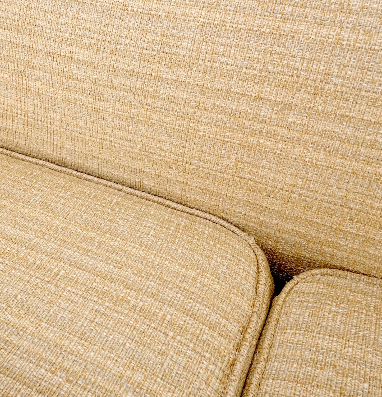 EstablishedLines Mid-Century Modern Gondola Style Sofa Pearsall Attributed Oatmeal Upholstery