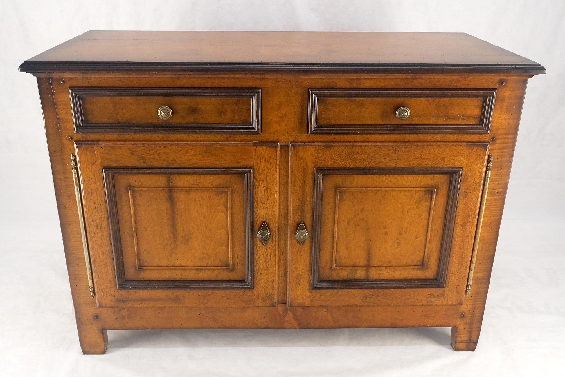 EstablishedLines Baker Two Door Drawers Large 26" Deep Sideboard Credenza Dresser Buffet MINT!