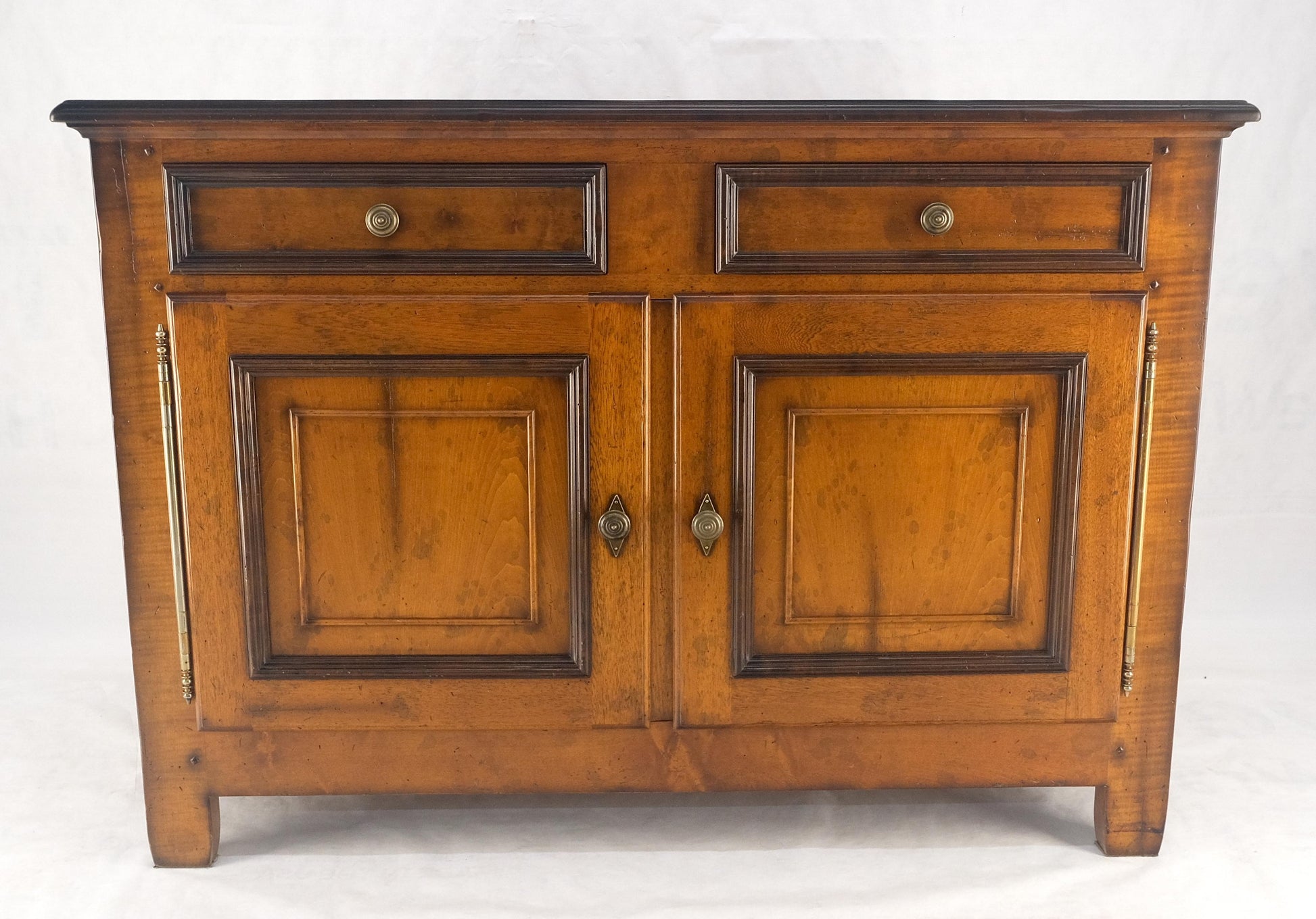 EstablishedLines Baker Two Door Drawers Large 26" Deep Sideboard Credenza Dresser Buffet MINT!