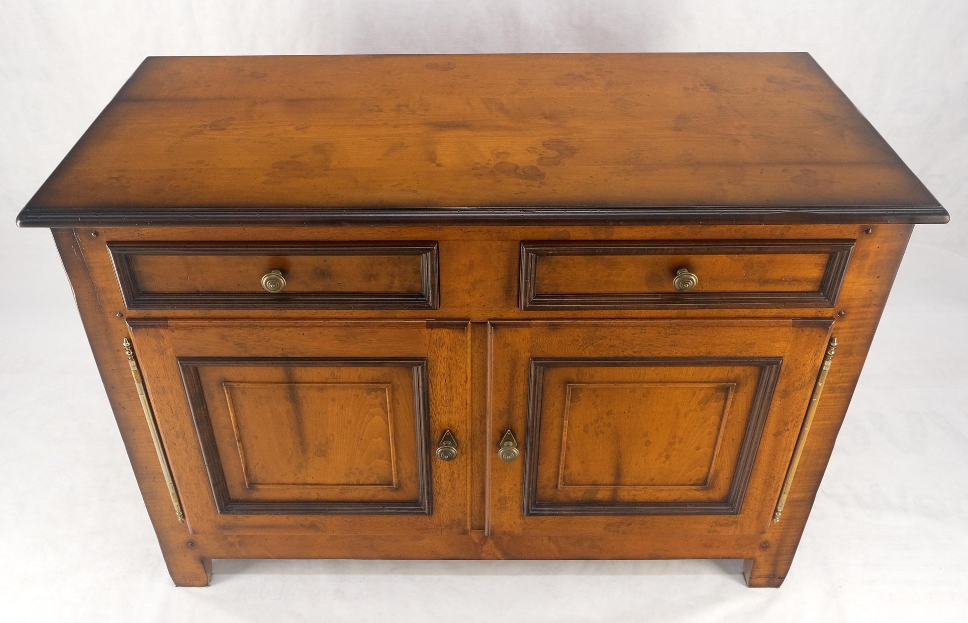 EstablishedLines Baker Two Door Drawers Large 26" Deep Sideboard Credenza Dresser Buffet MINT!