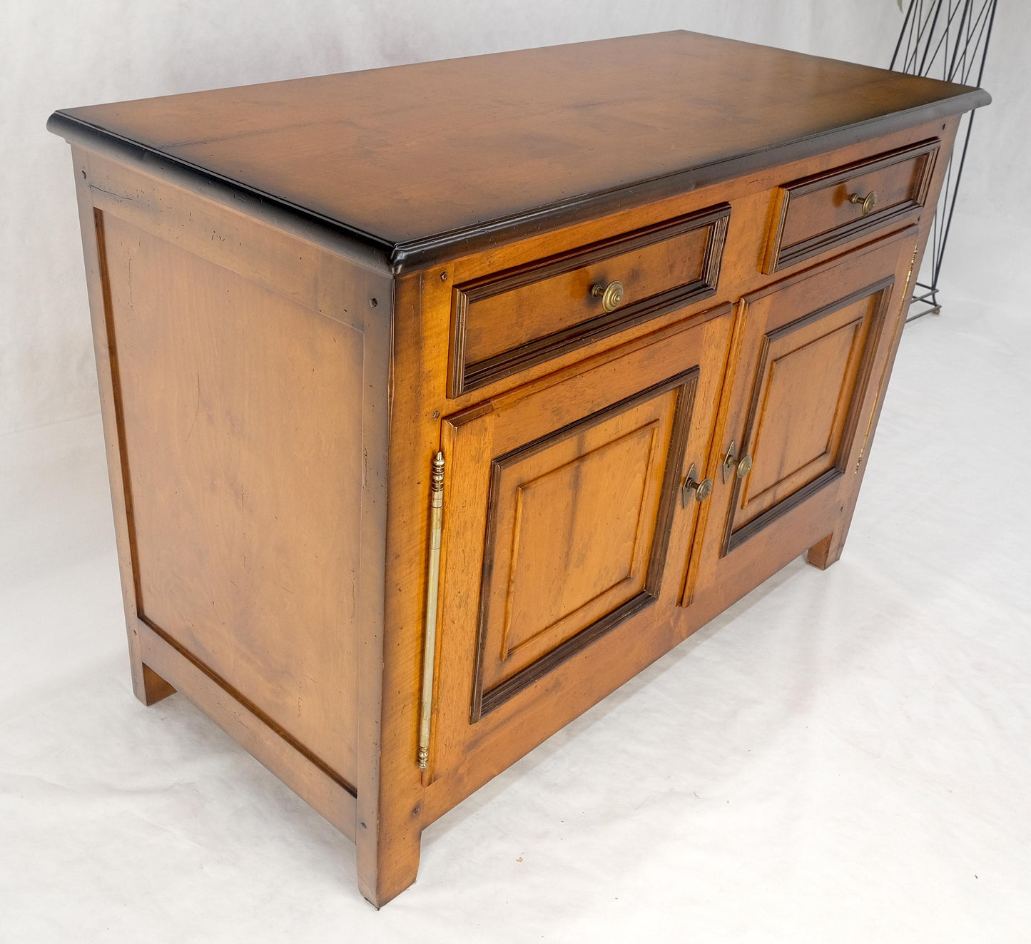 EstablishedLines Baker Two Door Drawers Large 26" Deep Sideboard Credenza Dresser Buffet MINT!