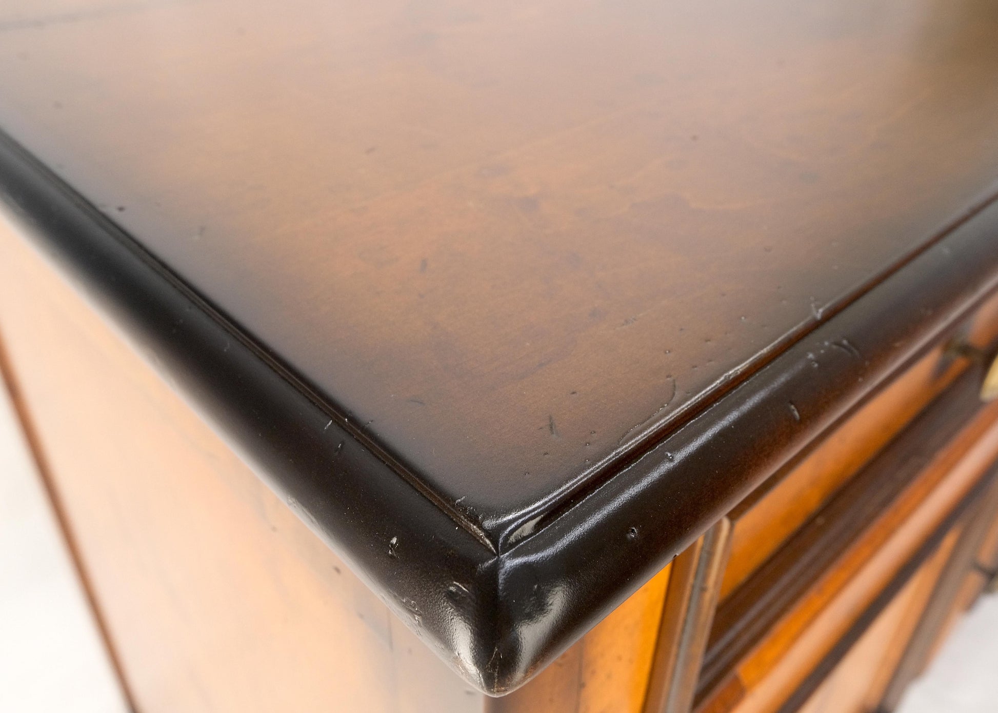 EstablishedLines Baker Two Door Drawers Large 26" Deep Sideboard Credenza Dresser Buffet MINT!