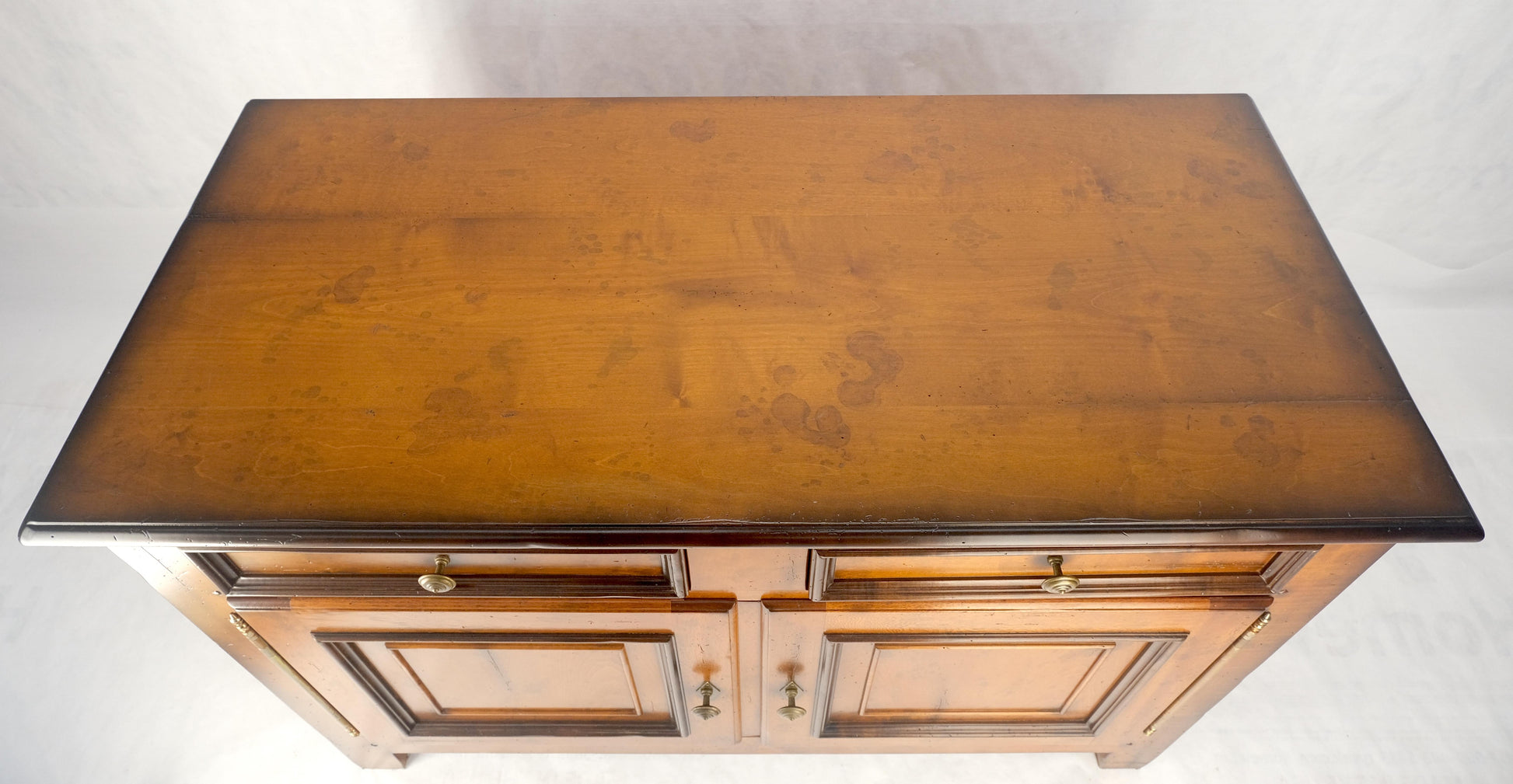 EstablishedLines Baker Two Door Drawers Large 26" Deep Sideboard Credenza Dresser Buffet MINT!