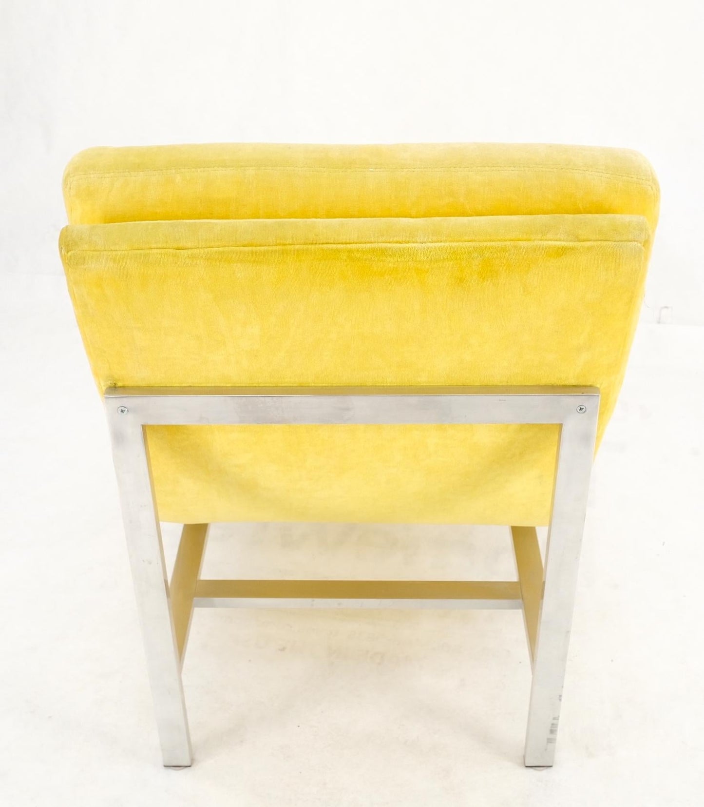EstablishedLines Mid-Century Modern Aluminum Frame Scoop Seat Lounge Chair Baughman Decor