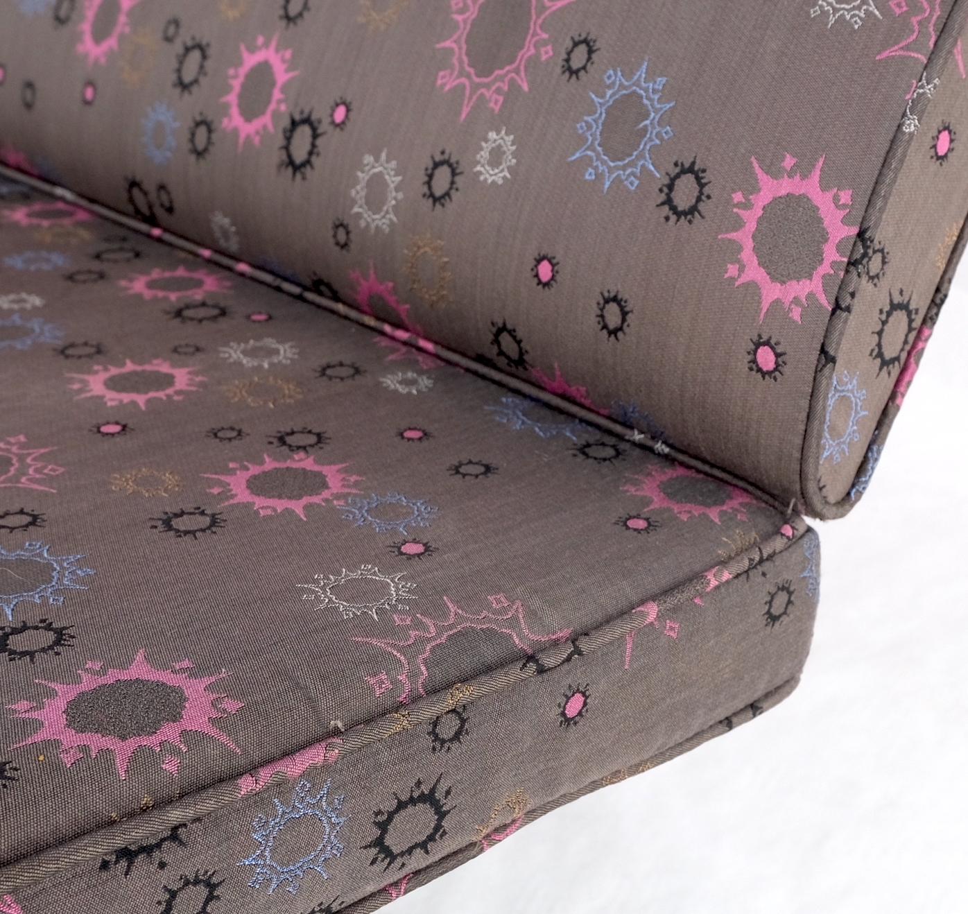 EstablishedLines Charles Eames Herman Miller Mid Century Modern Multi Color Compact Sofa Loveseat