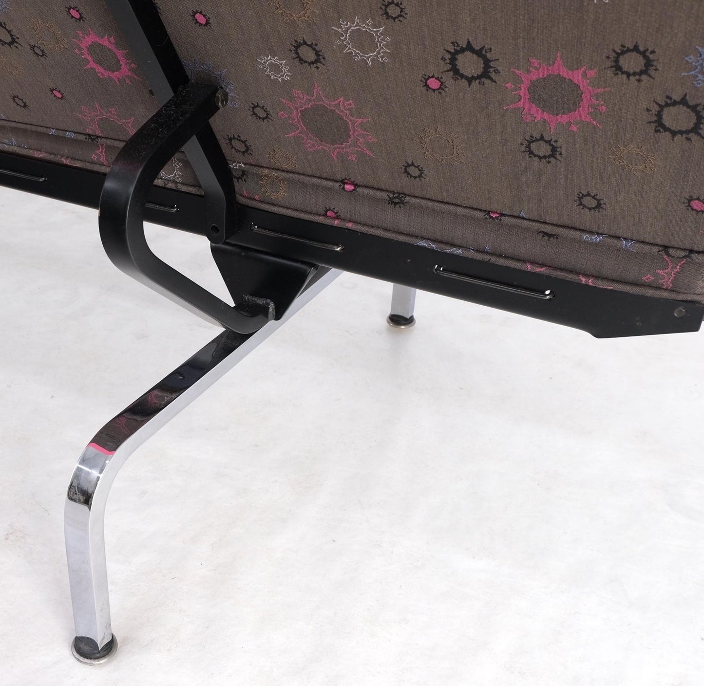 EstablishedLines Charles Eames Herman Miller Mid Century Modern Multi Color Compact Sofa Loveseat