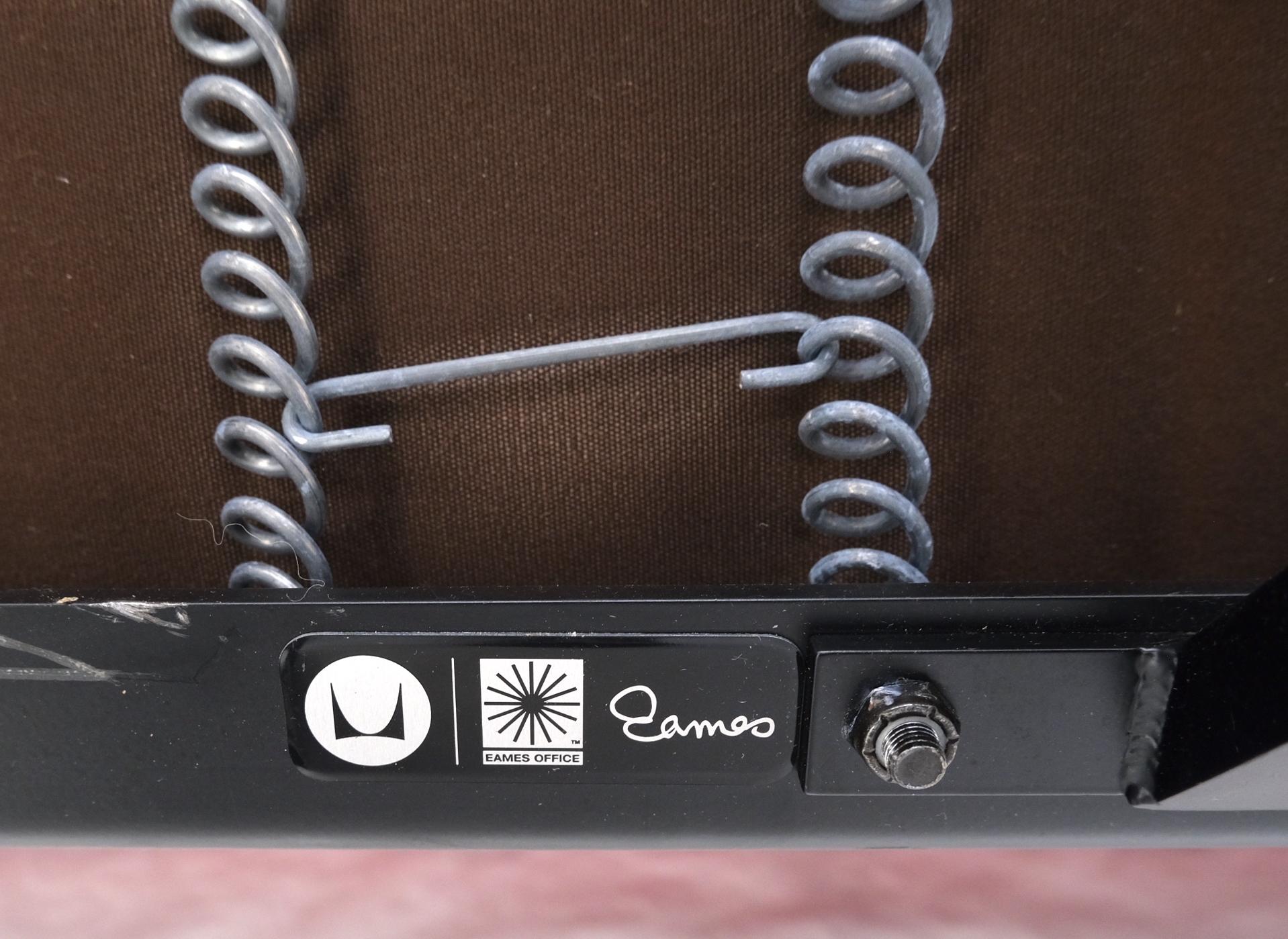 EstablishedLines Charles Eames Herman Miller Mid Century Modern Multi Color Compact Sofa Loveseat