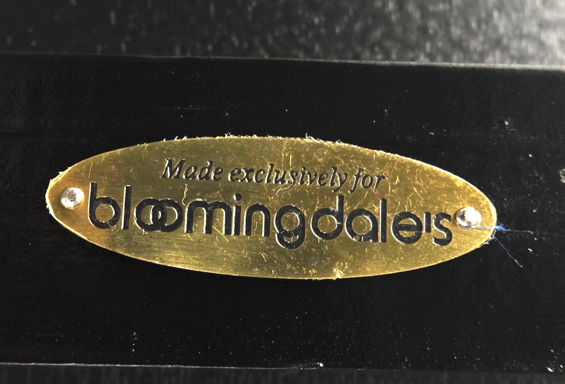 EstablishedLines Black Lacquer Bamboo Rattan 60" Long Console Sofa Table Bloomingdale's MINT!