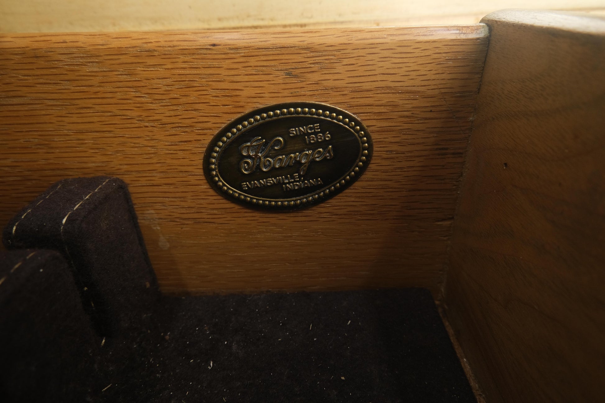 EstablishedLines Kargers Rosewood Brass Gallery Top Fitted Drawers Sideboard Buffet Credenza MINT