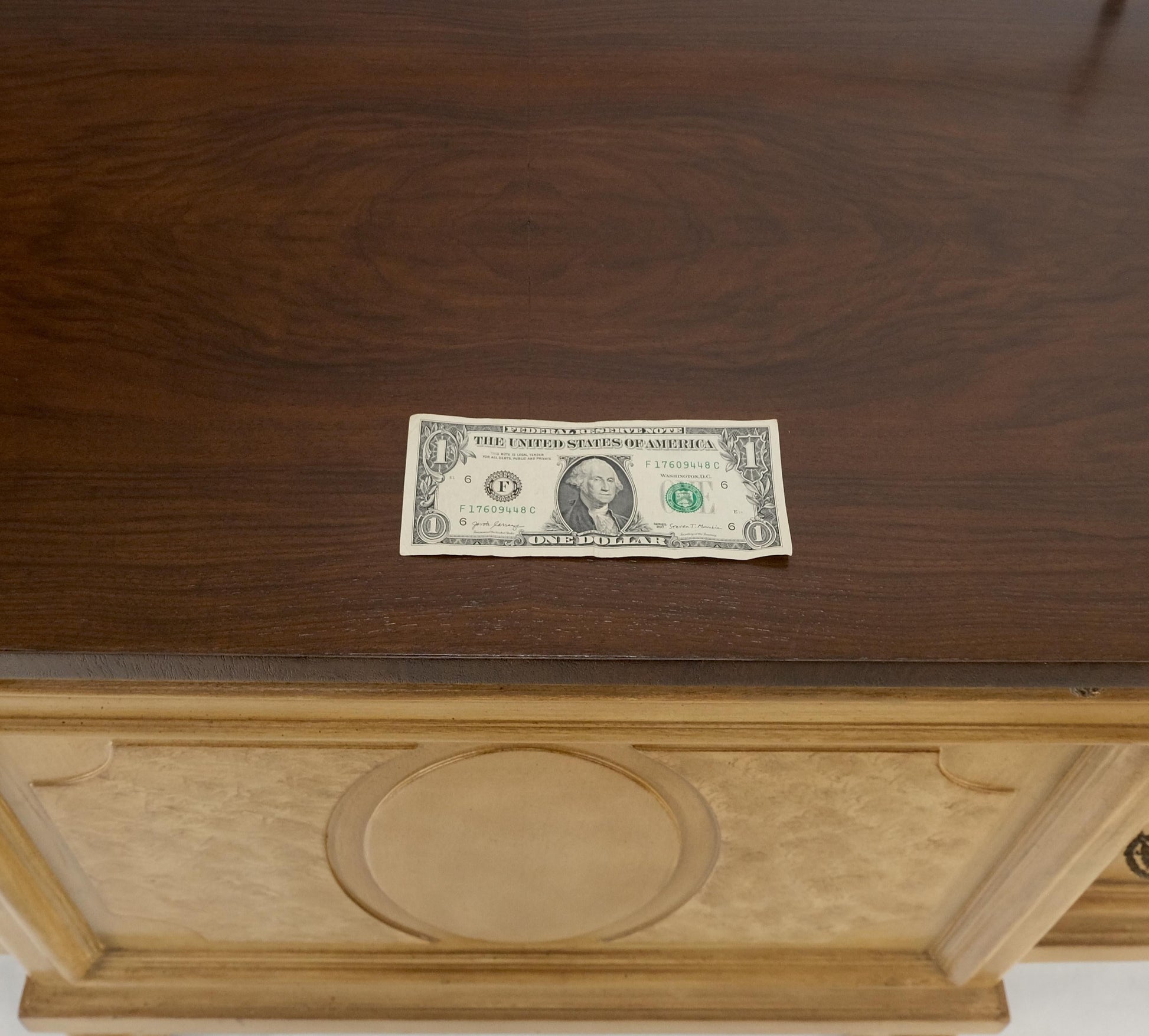 EstablishedLines Kargers Rosewood Brass Gallery Top Fitted Drawers Sideboard Buffet Credenza MINT
