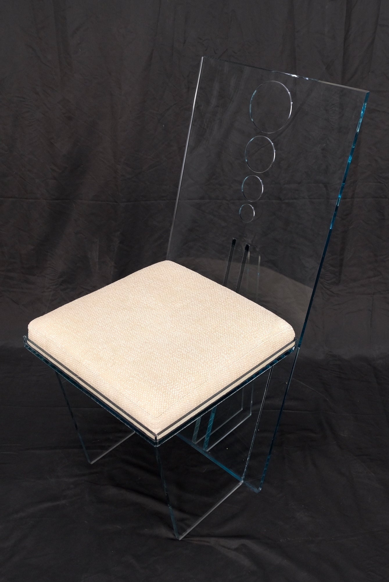 EstablishedLines Charles Hollis Jones 'Wisteria' Lucite Dining Chair Introduced, 1968
