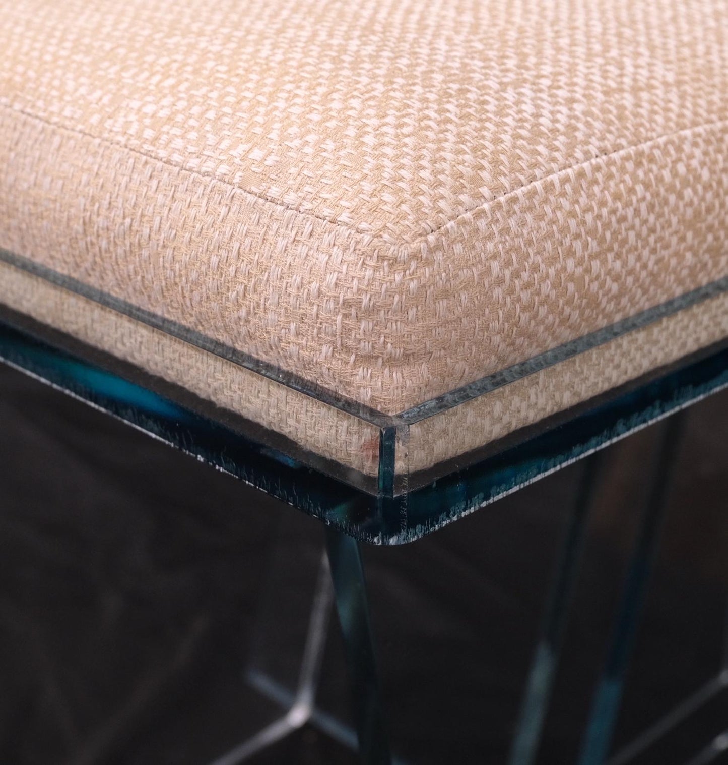 EstablishedLines Charles Hollis Jones 'Wisteria' Lucite Dining Chair Introduced, 1968