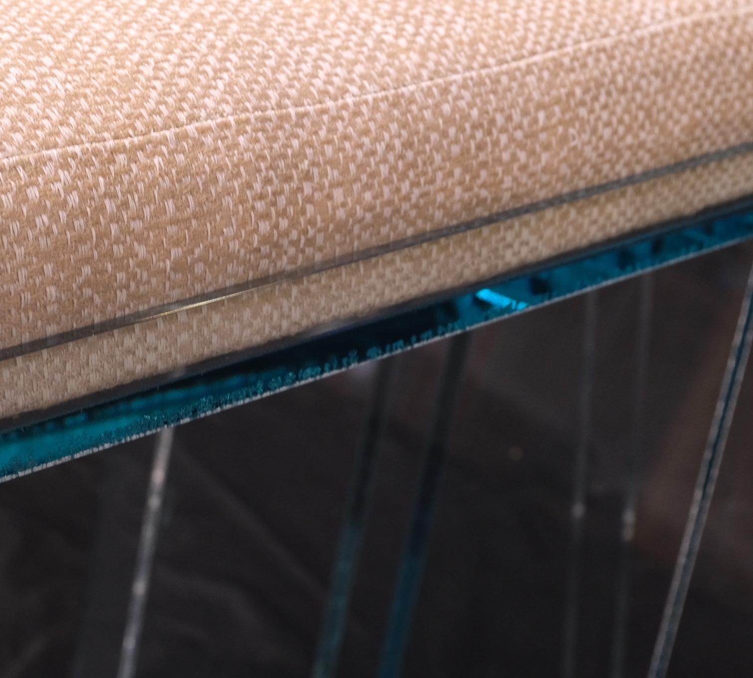 EstablishedLines Charles Hollis Jones 'Wisteria' Lucite Dining Chair Introduced, 1968