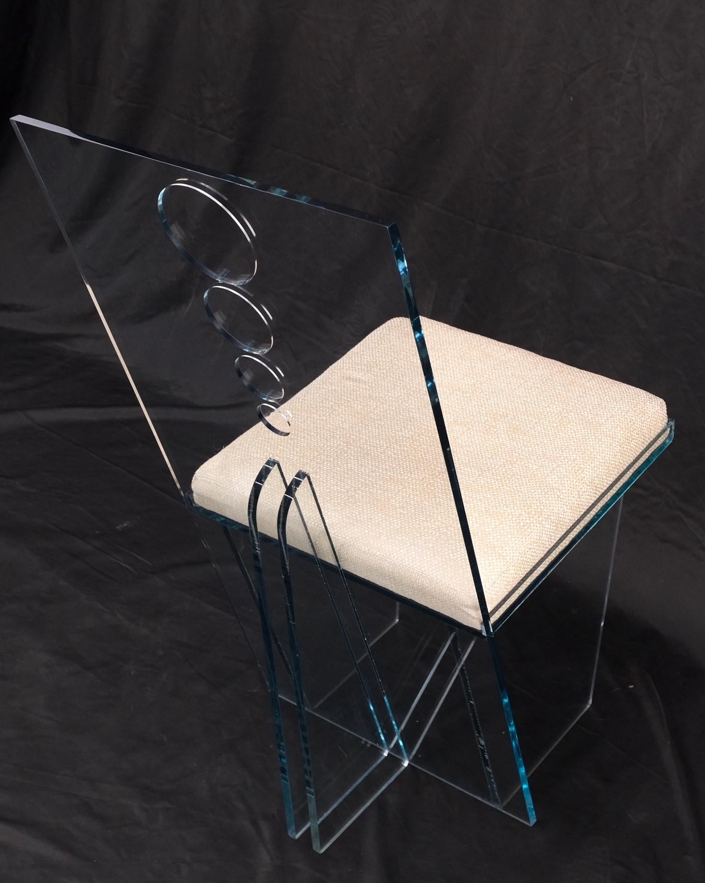 EstablishedLines Charles Hollis Jones 'Wisteria' Lucite Dining Chair Introduced, 1968