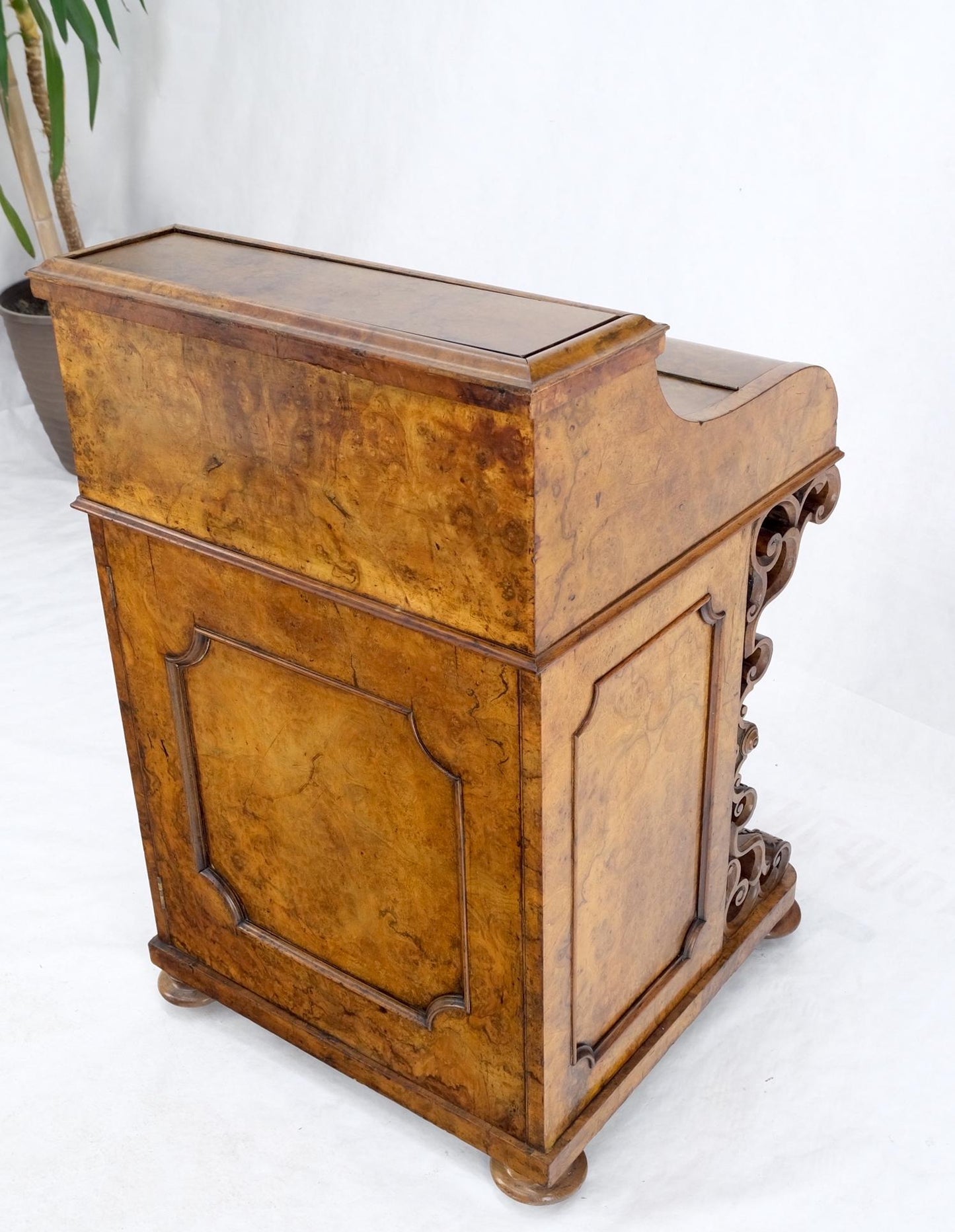 EstablishedLines Victorian Davenport Desk Lift Top Pop Up Mechanism Concealed File Compartment