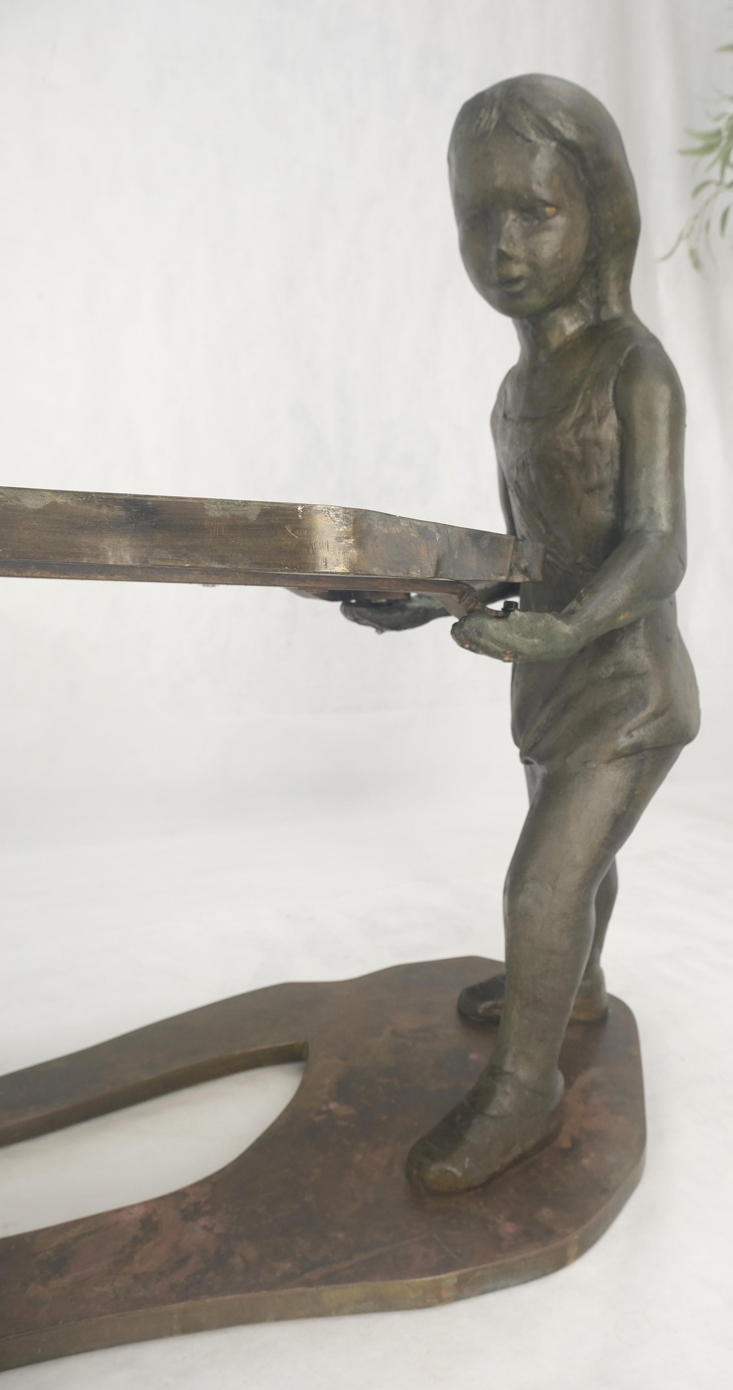 EstablishedLines Rare Signed Philip & Kelvin Laverne "Generation" Sculpture Coffee Table c 1970