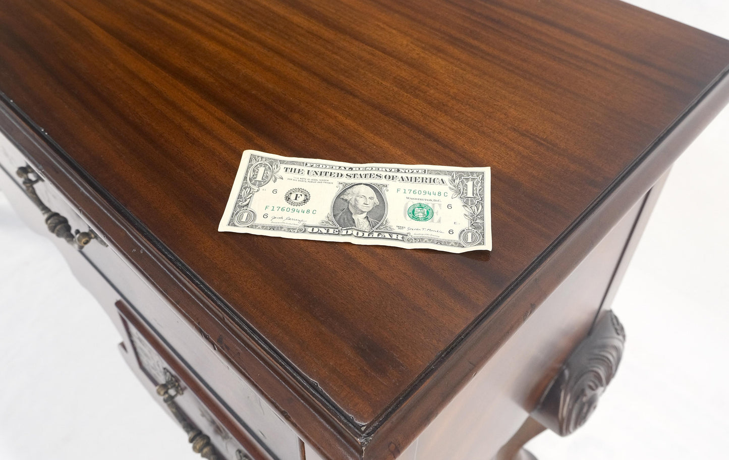 EstablishedLines Maitland Smith Fine Carved Two Drawers Carved Chinoiserie Console Sideboard MINT