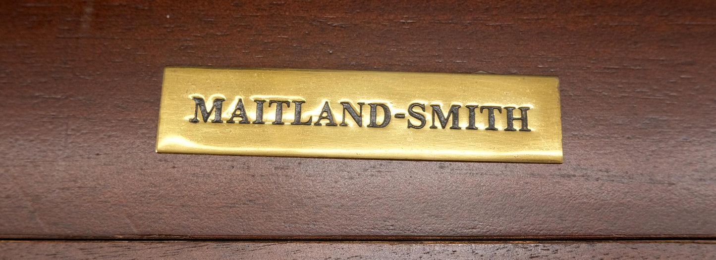EstablishedLines Maitland Smith Fine Carved Two Drawers Carved Chinoiserie Console Sideboard MINT
