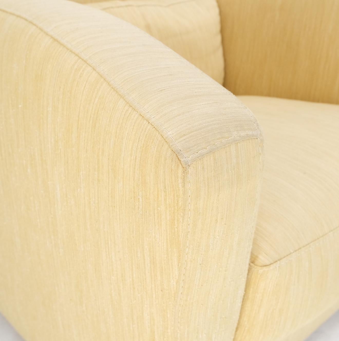 EstablishedLines Pair of Vintage Roche Bobois Club Lounge Arm Chairs Mid Century Modern MINT!