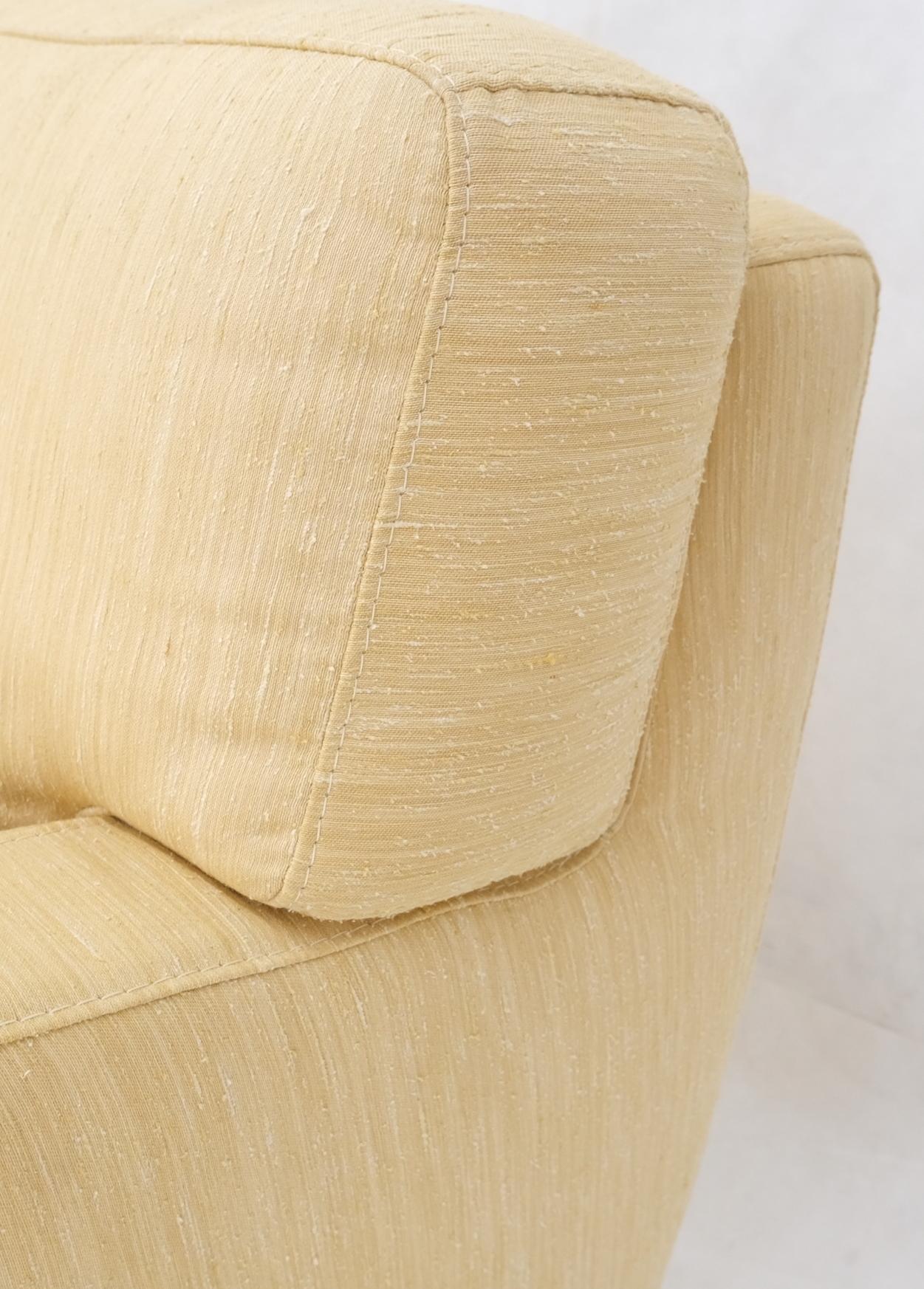 EstablishedLines Pair of Vintage Roche Bobois Club Lounge Arm Chairs Mid Century Modern MINT!