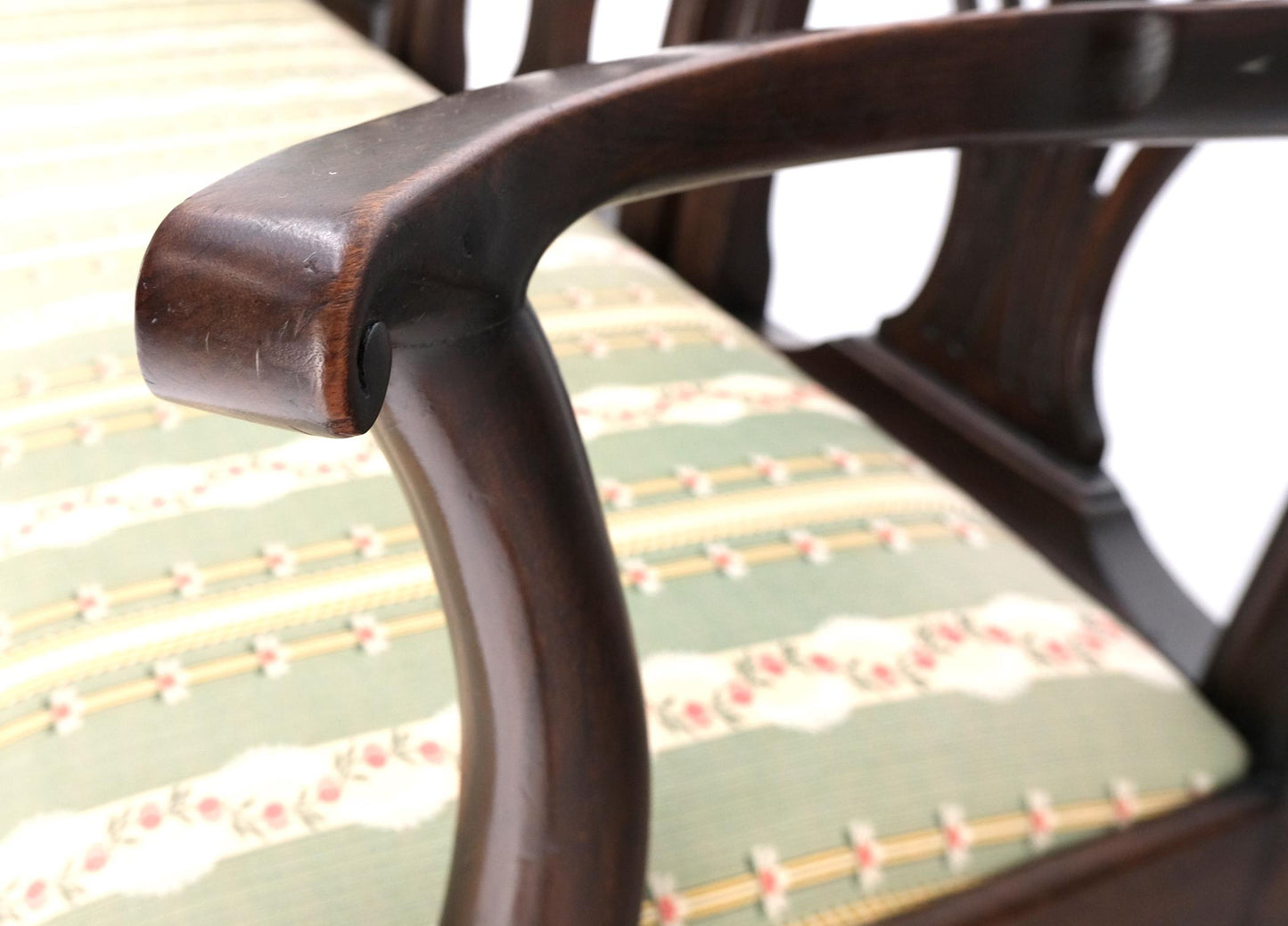 EstablishedLines 19th Century Triple Ball & Claw Armchair Style Settee Bench Sofa Chippendale